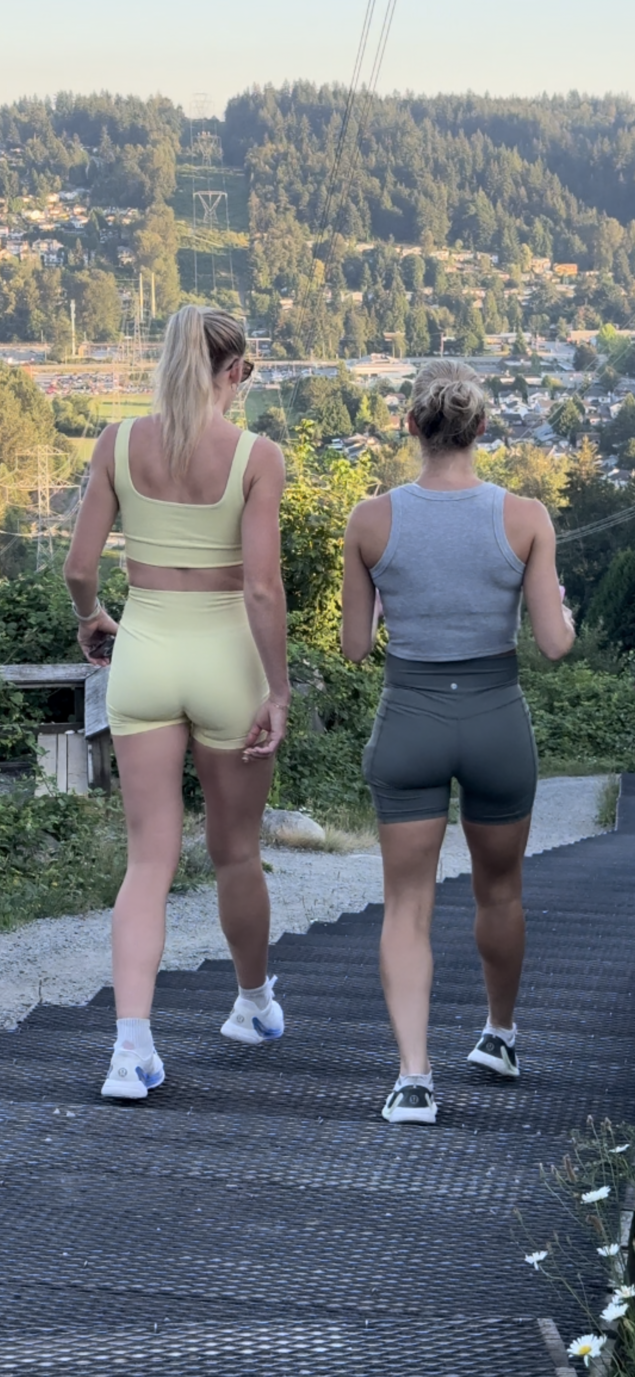 Dirty Blonde DUO Caught in Lulu BOOTY Shorts PART 1