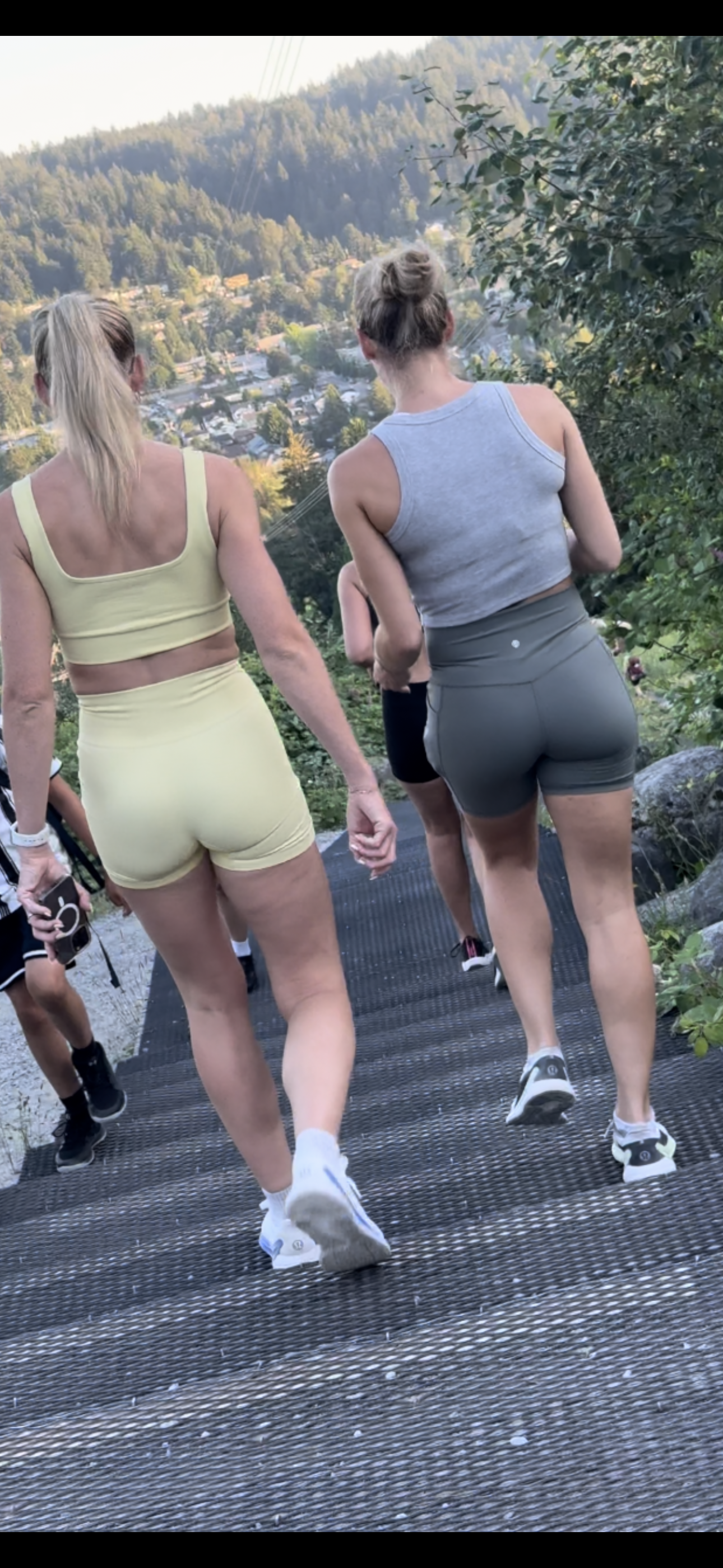 Dirty Blonde DUO Caught in Lulu BOOTY Shorts PT.2