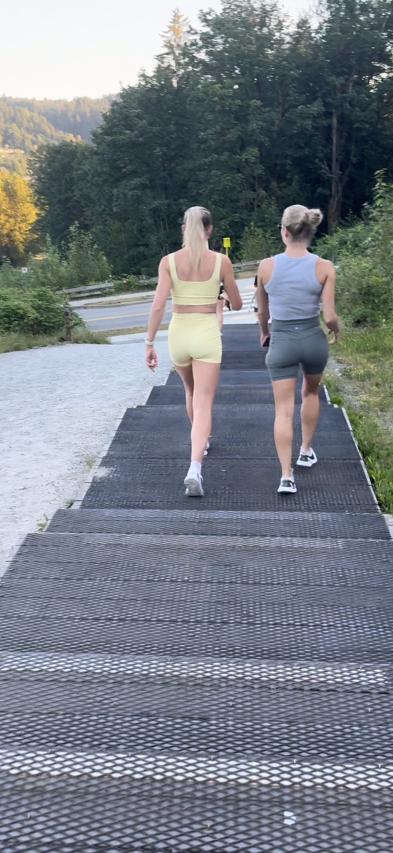 Dirty Blonde DUO Caught in Lulu BOOTY Shorts PT.2