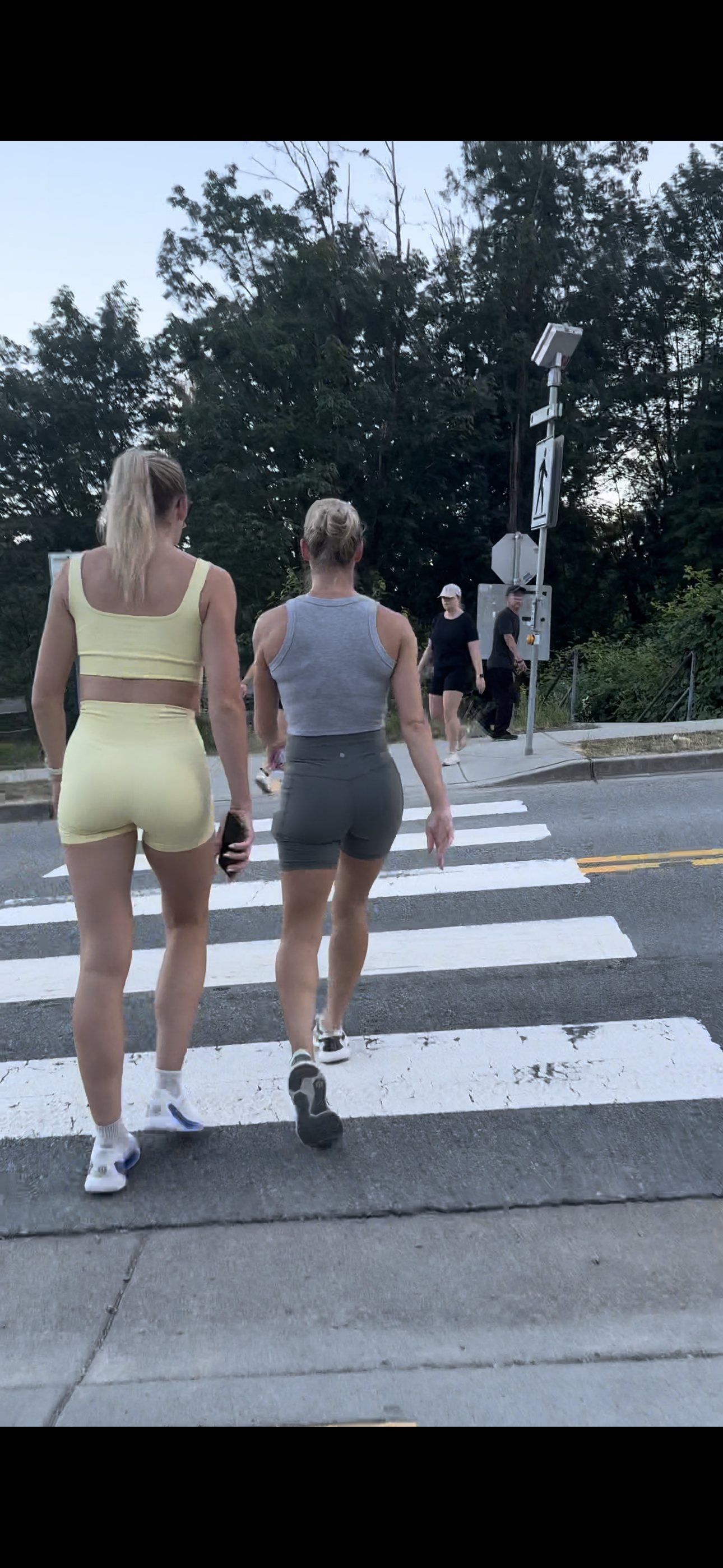 Dirty Blonde DUO Caught in Lulu BOOTY Shorts PT.2