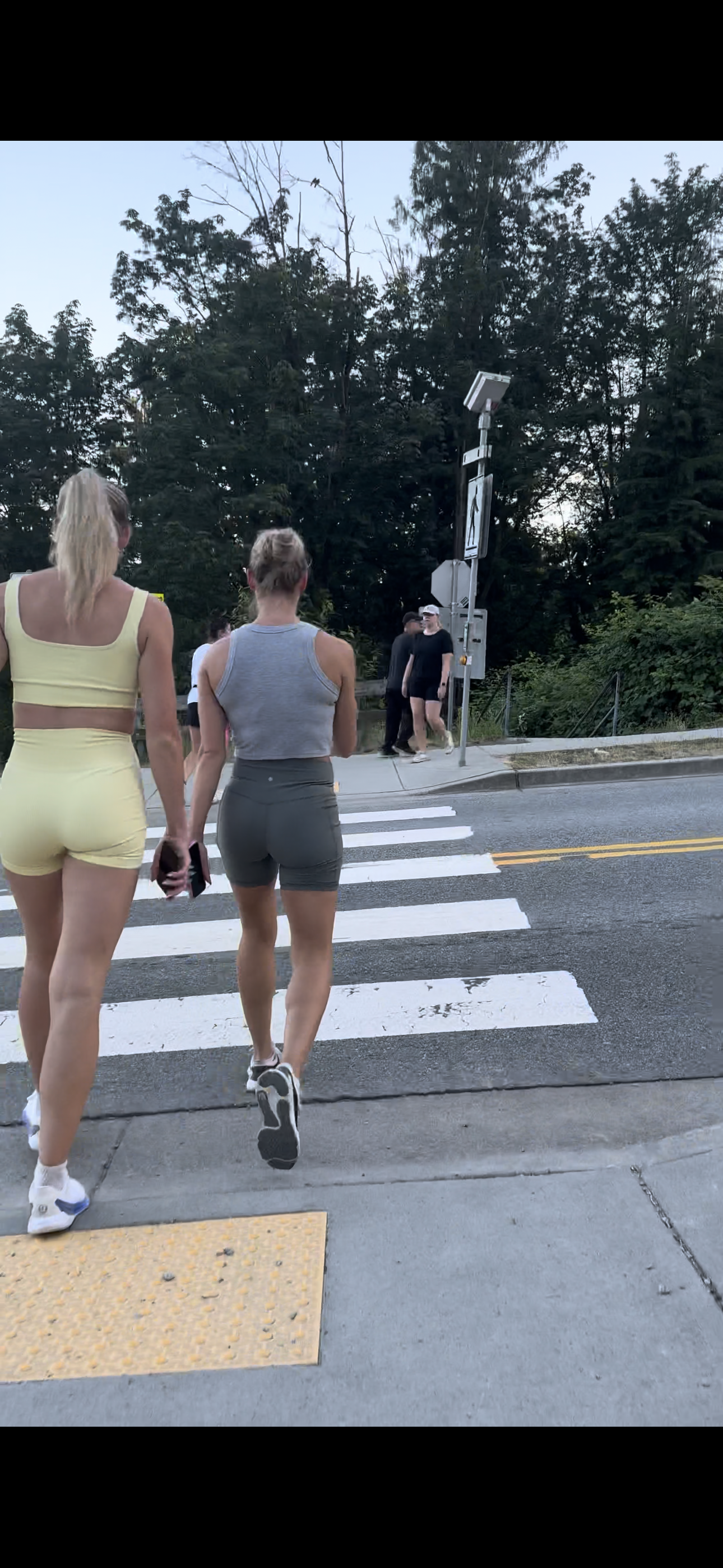 Dirty Blonde DUO Caught in Lulu BOOTY Shorts PT.2