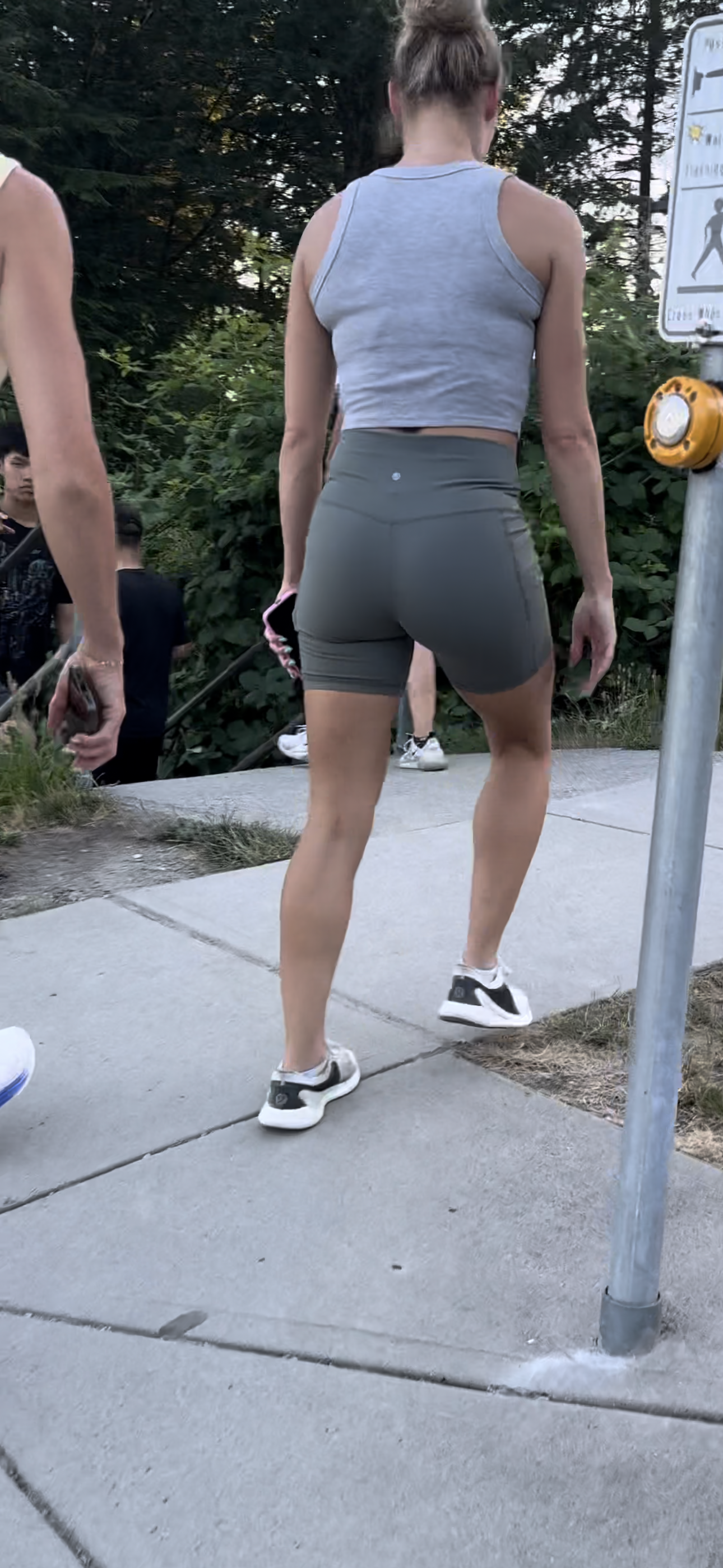 Dirty Blonde DUO Caught in Lulu BOOTY Shorts PT.2