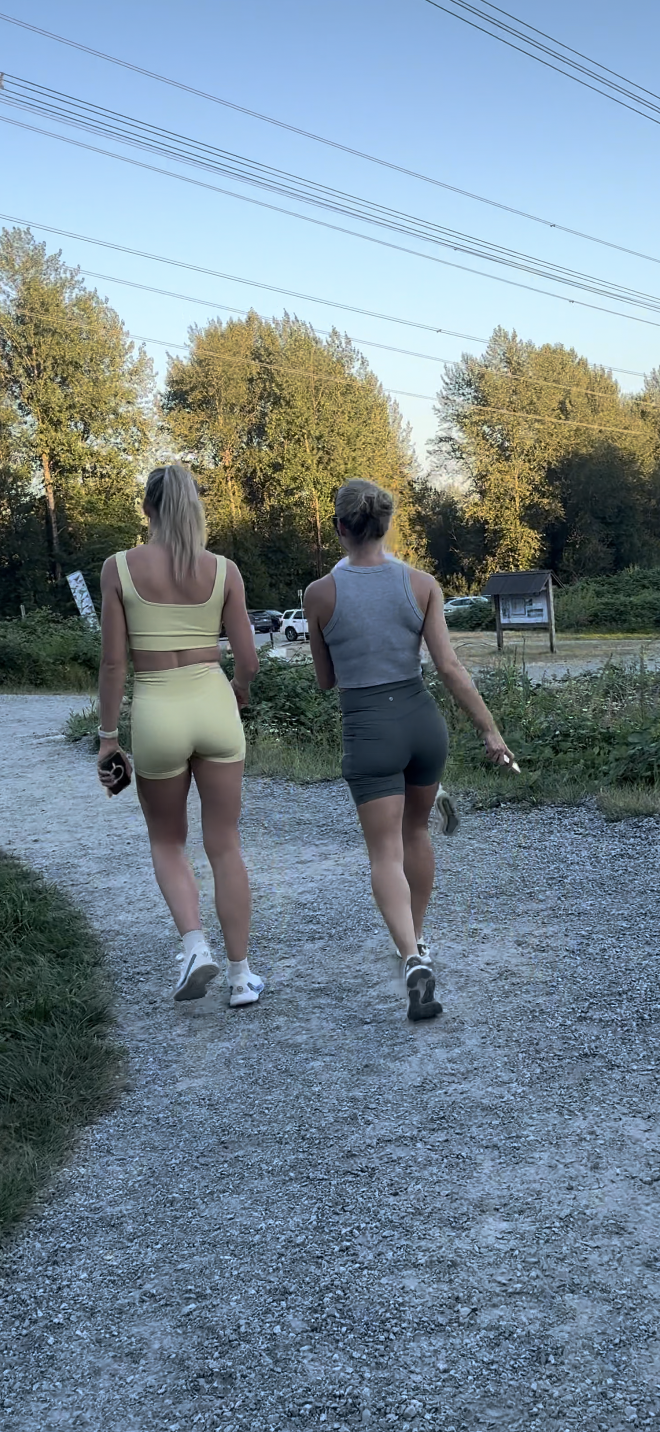 Dirty Blonde DUO Caught in Lulu BOOTY Shorts PT.2