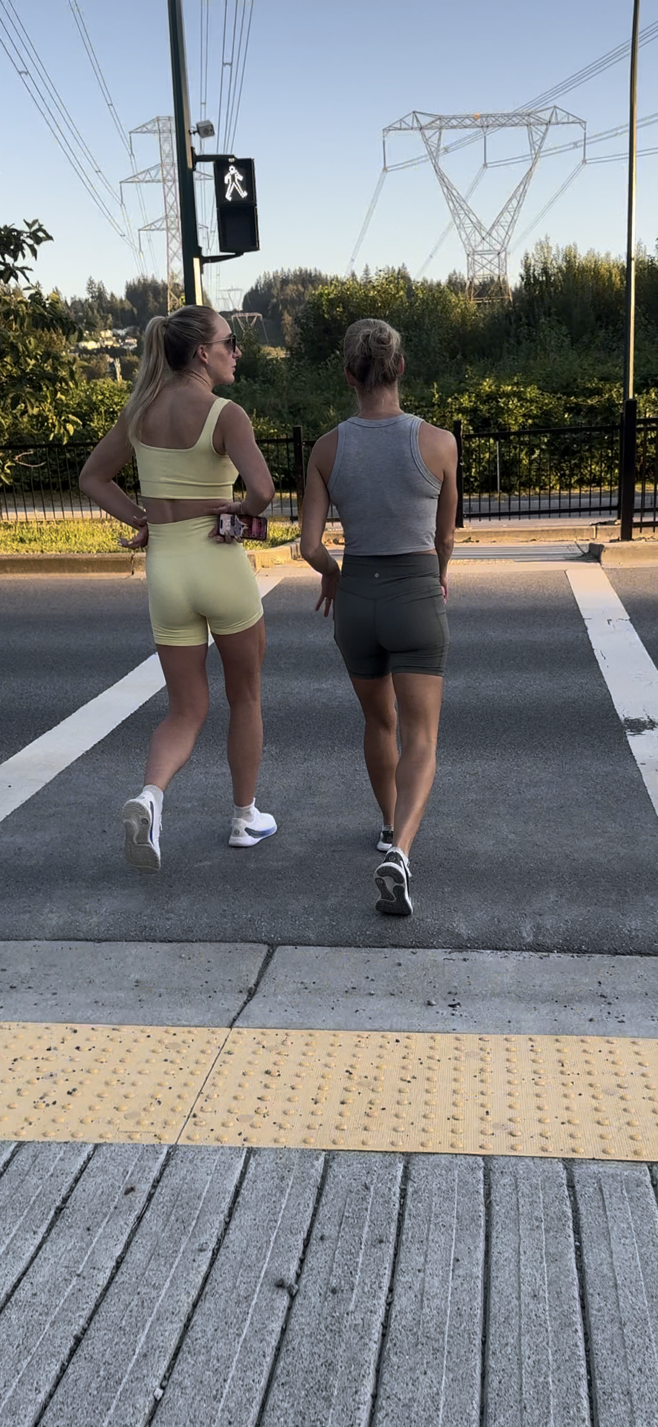 Dirty Blonde DUO Caught in Lulu BOOTY Shorts PT.2