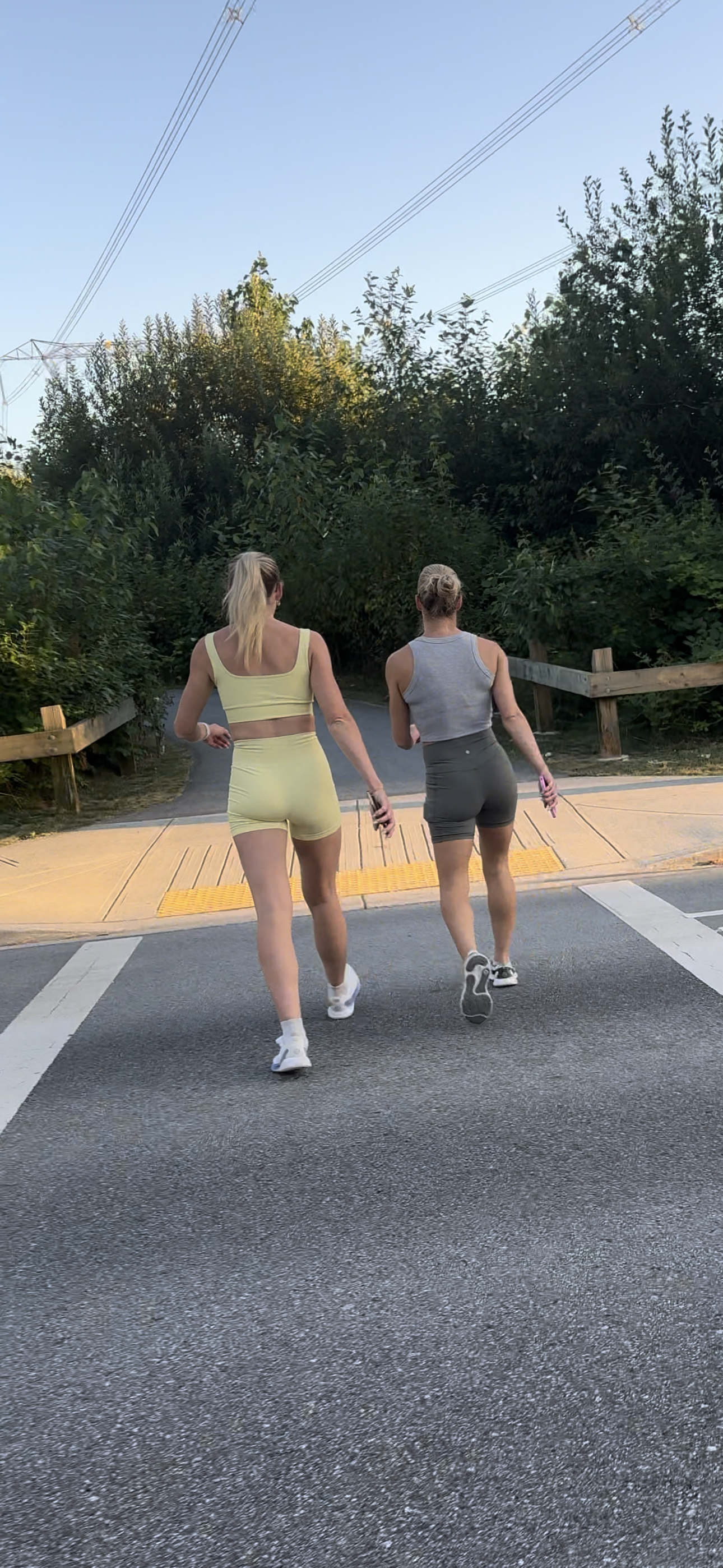 Dirty Blonde DUO Caught in Lulu BOOTY Shorts PT.2