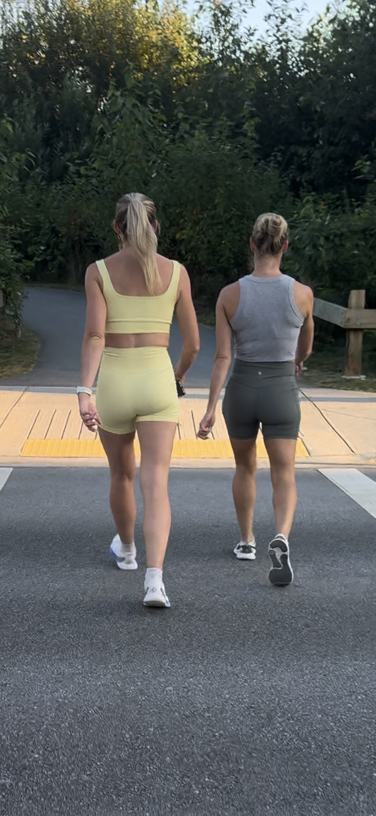 Dirty Blonde DUO Caught in Lulu BOOTY Shorts PT.2