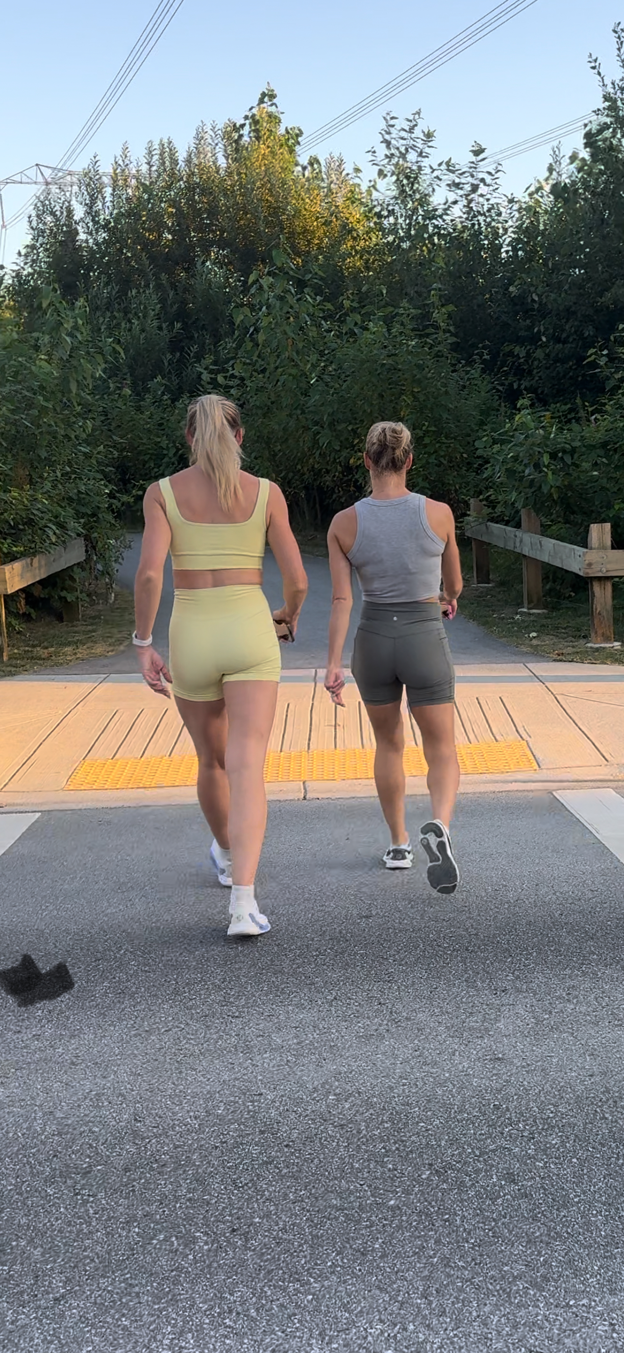 Dirty Blonde DUO Caught in Lulu BOOTY Shorts PT.2
