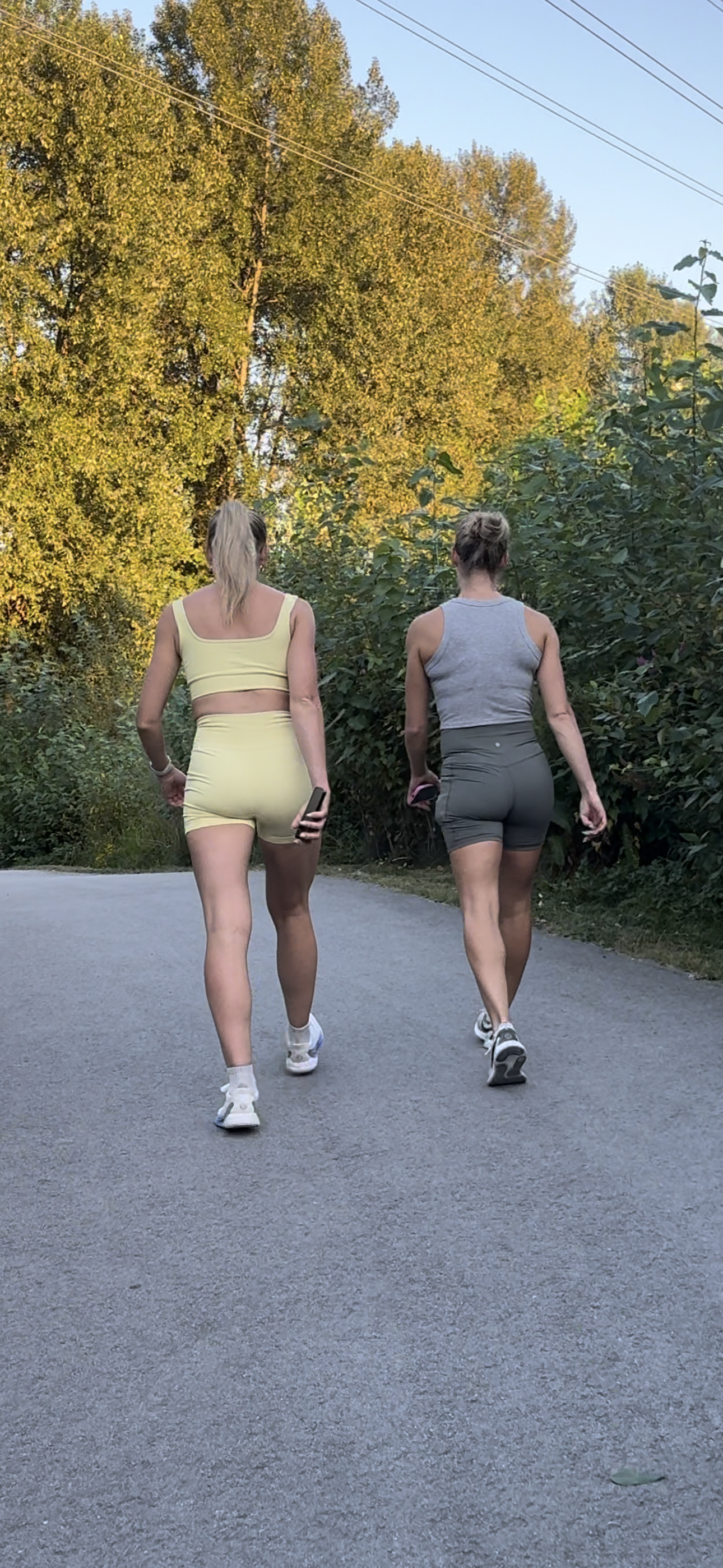 Dirty Blonde DUO Caught in Lulu BOOTY Shorts PT.2