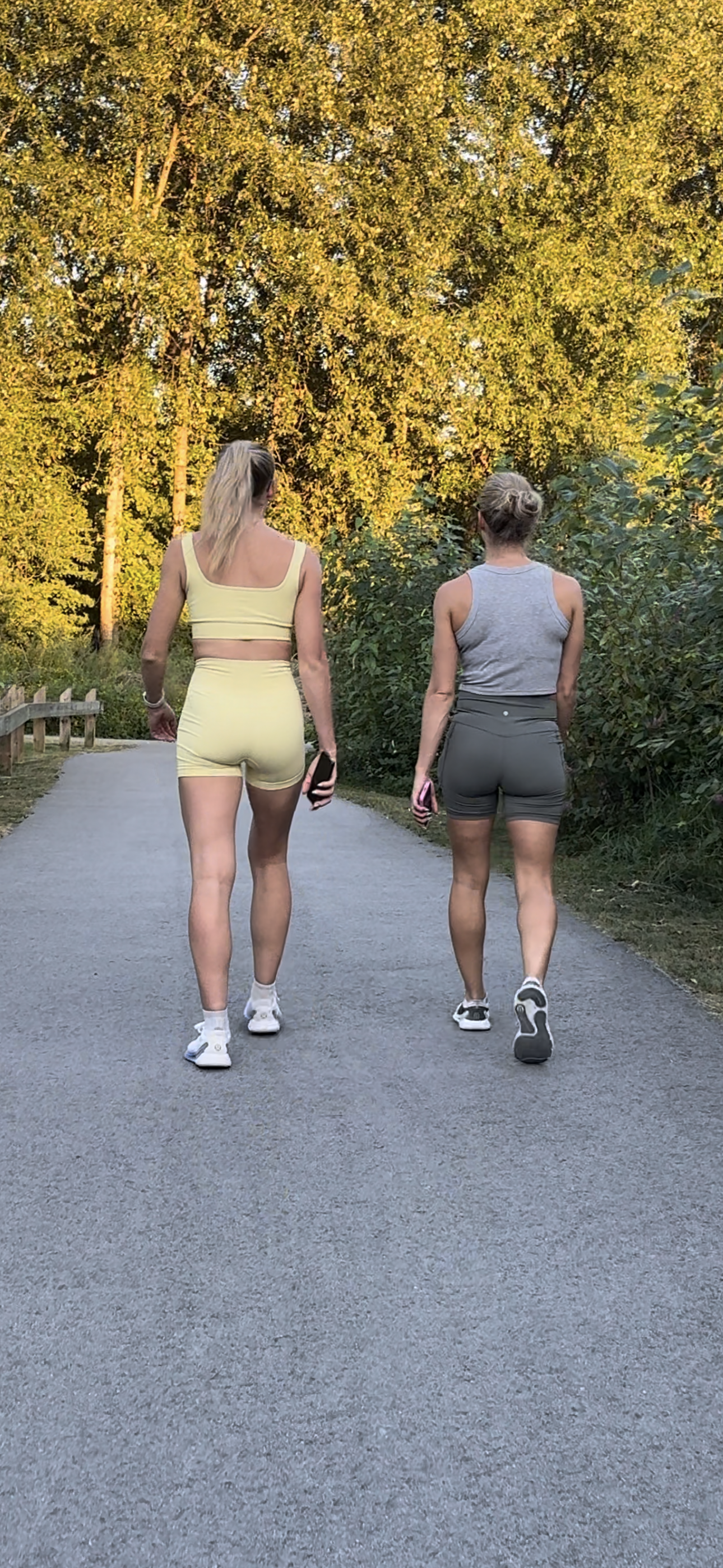 Dirty Blonde DUO Caught in Lulu BOOTY Shorts PT.2