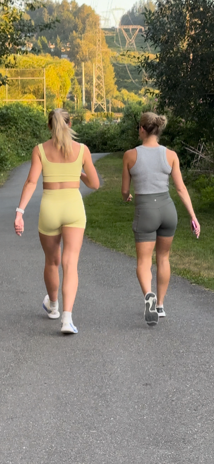Dirty Blonde DUO Caught in Lulu BOOTY Shorts PT.2