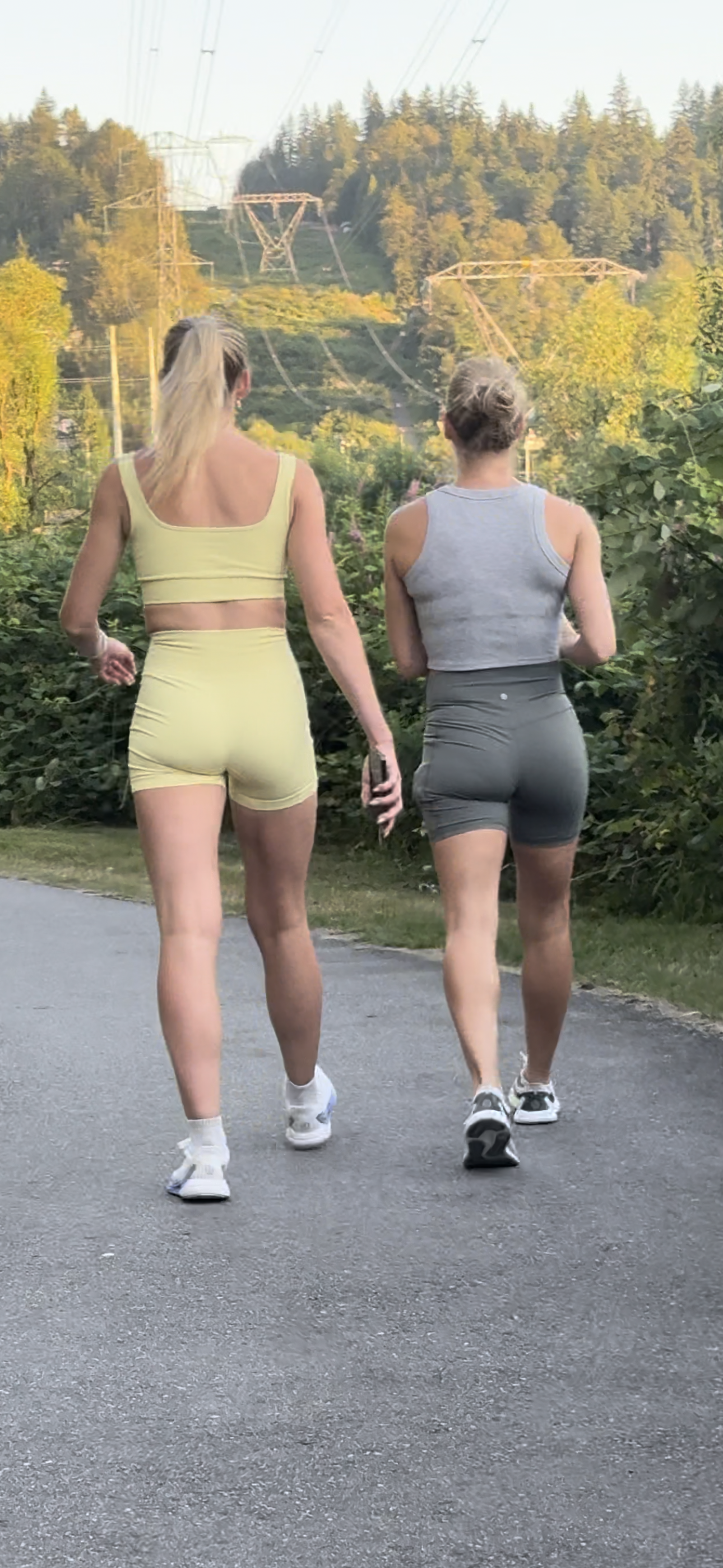 Dirty Blonde DUO Caught in Lulu BOOTY Shorts PT.2