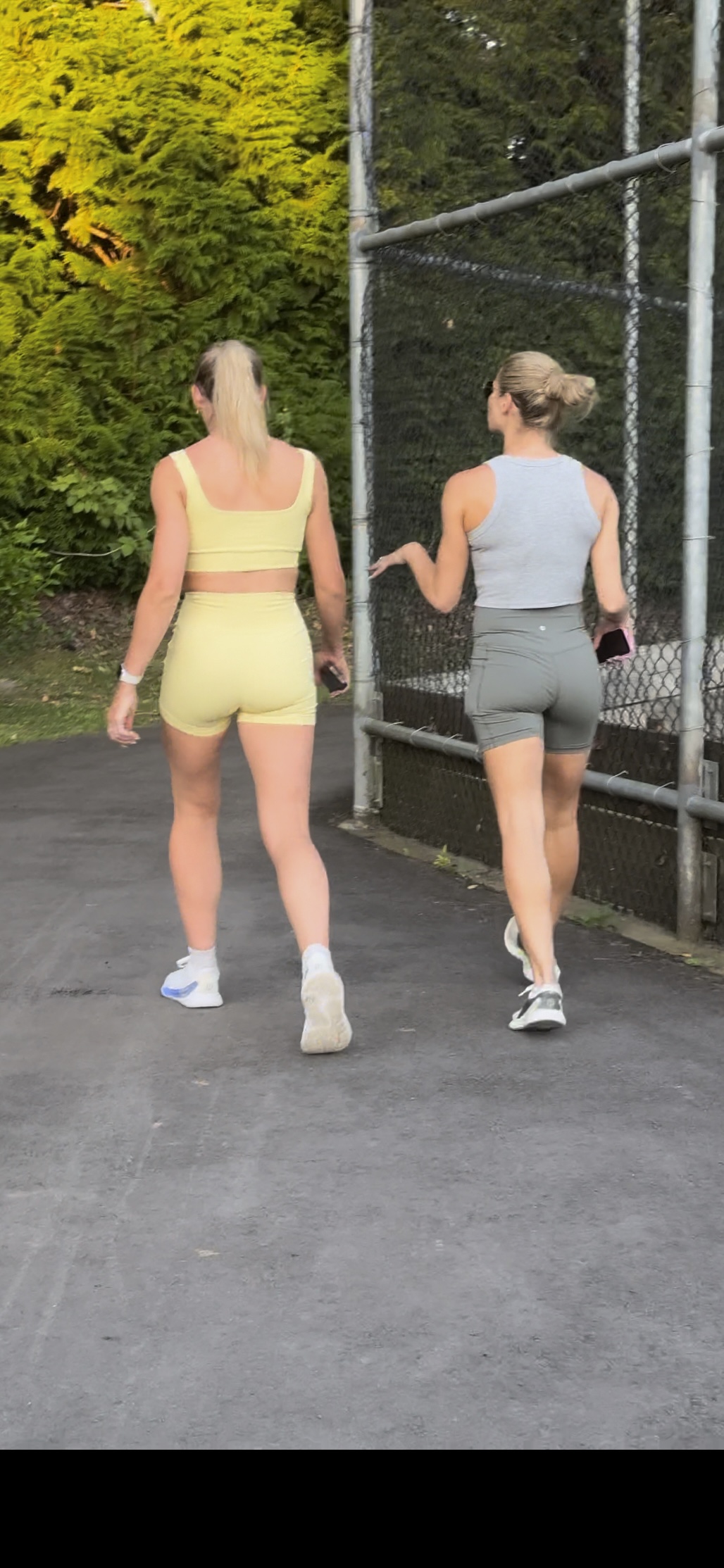 Dirty Blonde DUO Caught in Lulu BOOTY Shorts PT.2