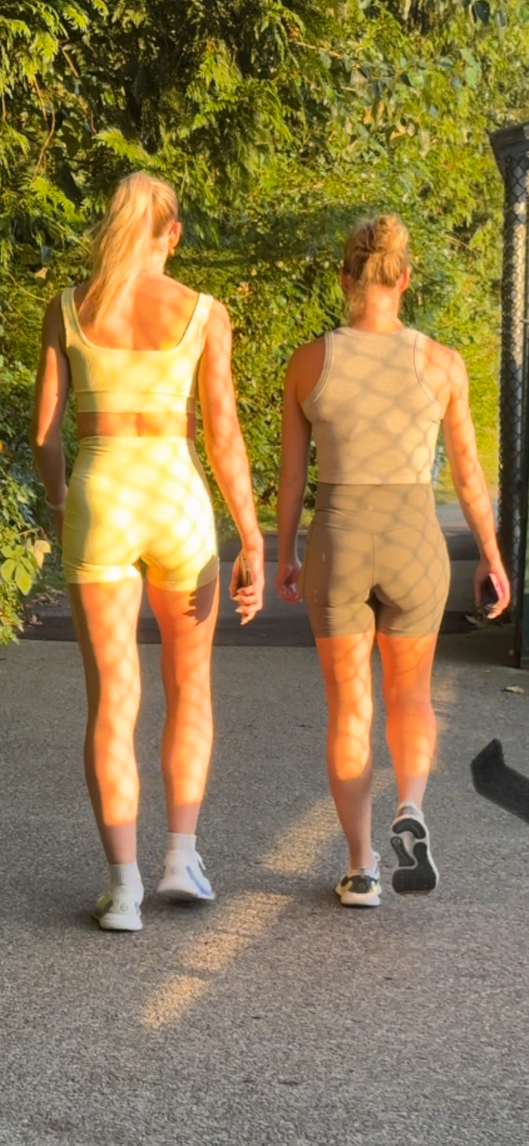 Dirty Blonde DUO Caught in Lulu BOOTY Shorts PT.2