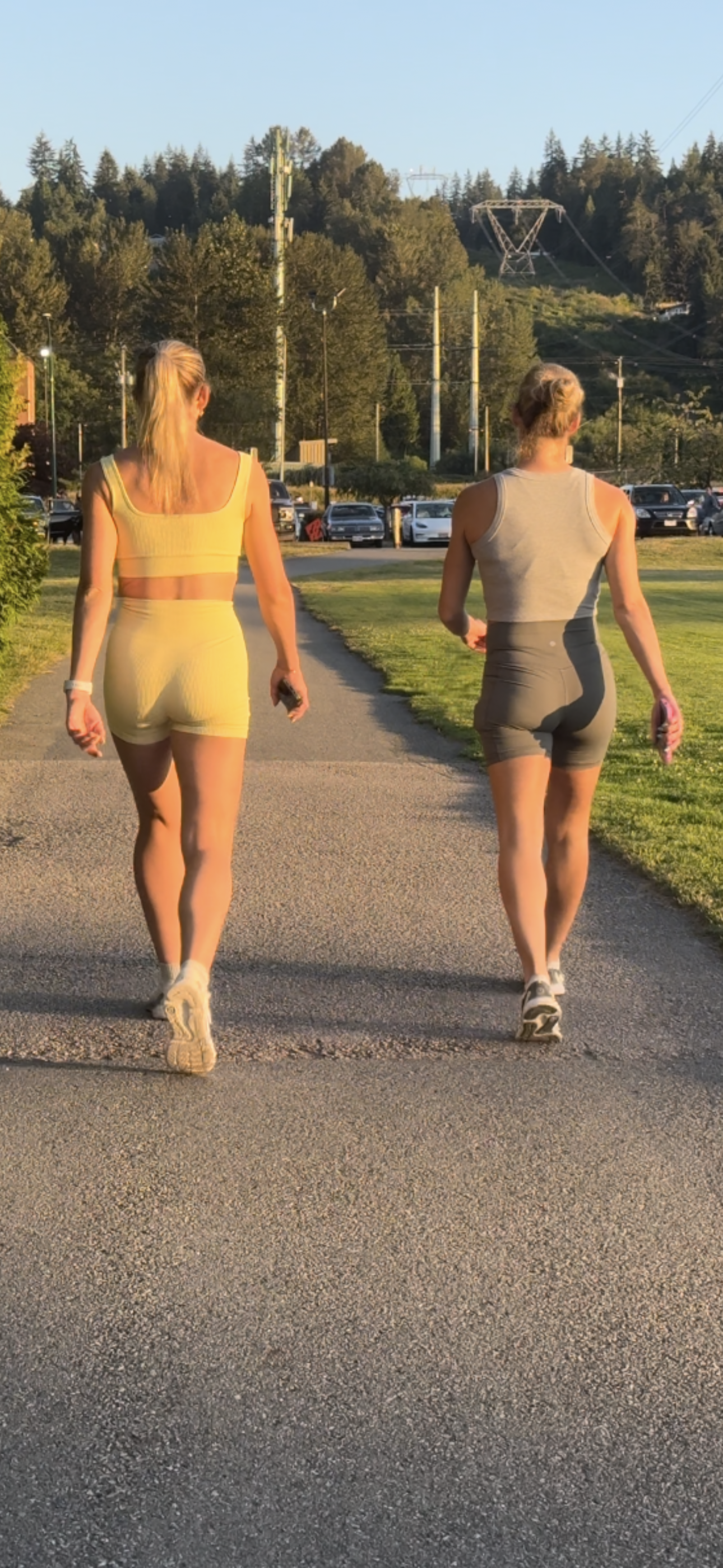 Dirty Blonde DUO Caught in Lulu BOOTY Shorts PT.2