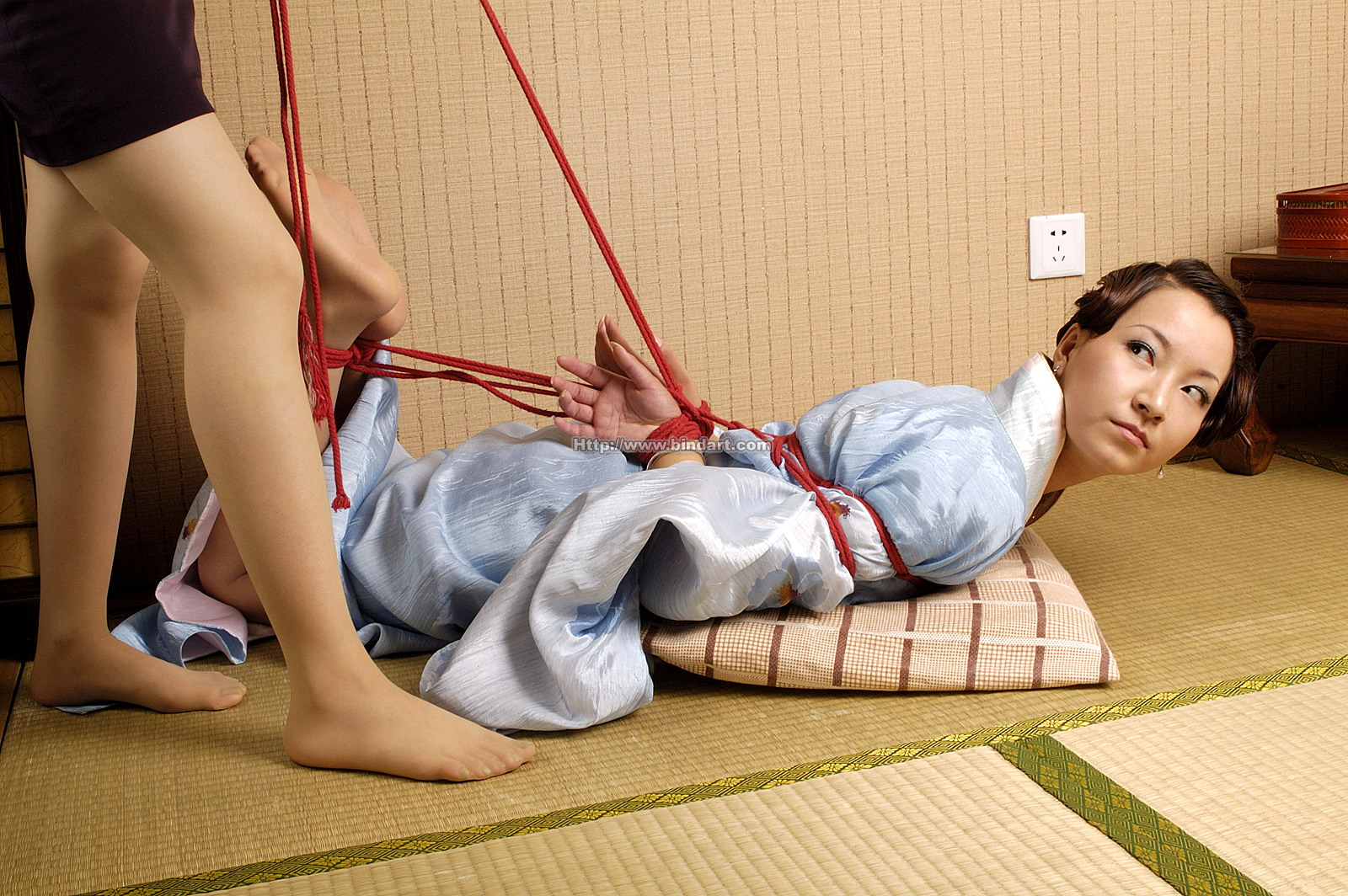 Chinese lady bondage 267-1