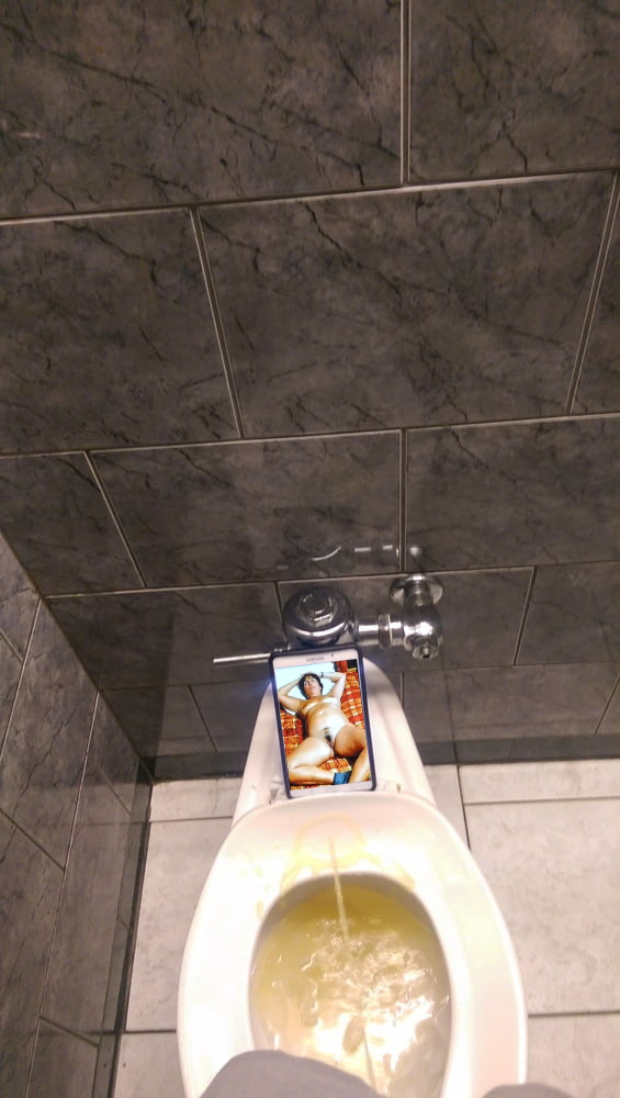 Angela Posted in a Toilet