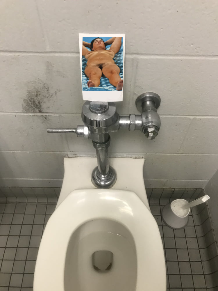 Angela Posted in a Toilet