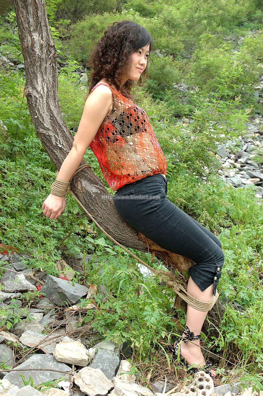 Chinese lady bondage 270