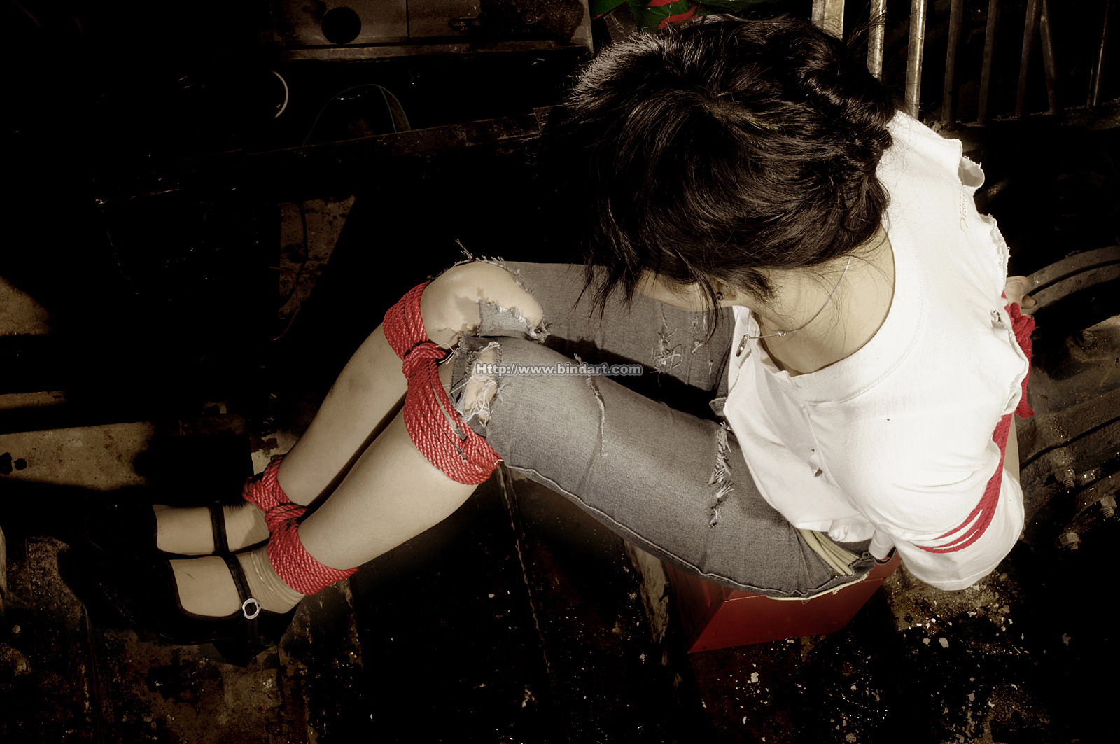 Chinese lady bondage 284