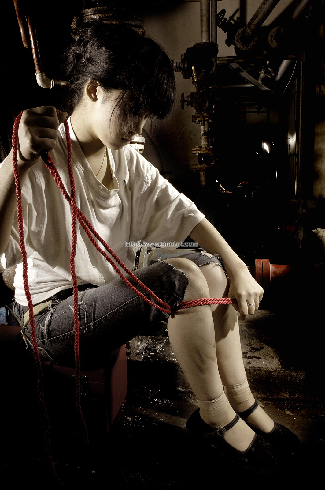 Chinese lady bondage 284