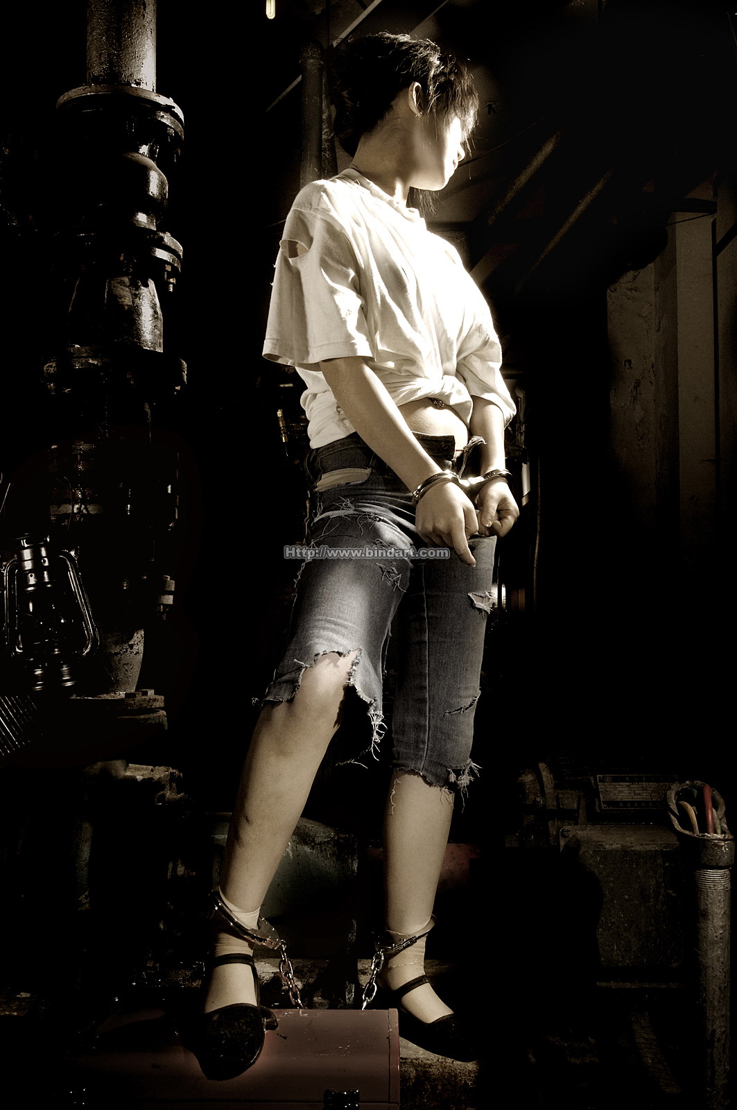 Chinese lady bondage 284-2