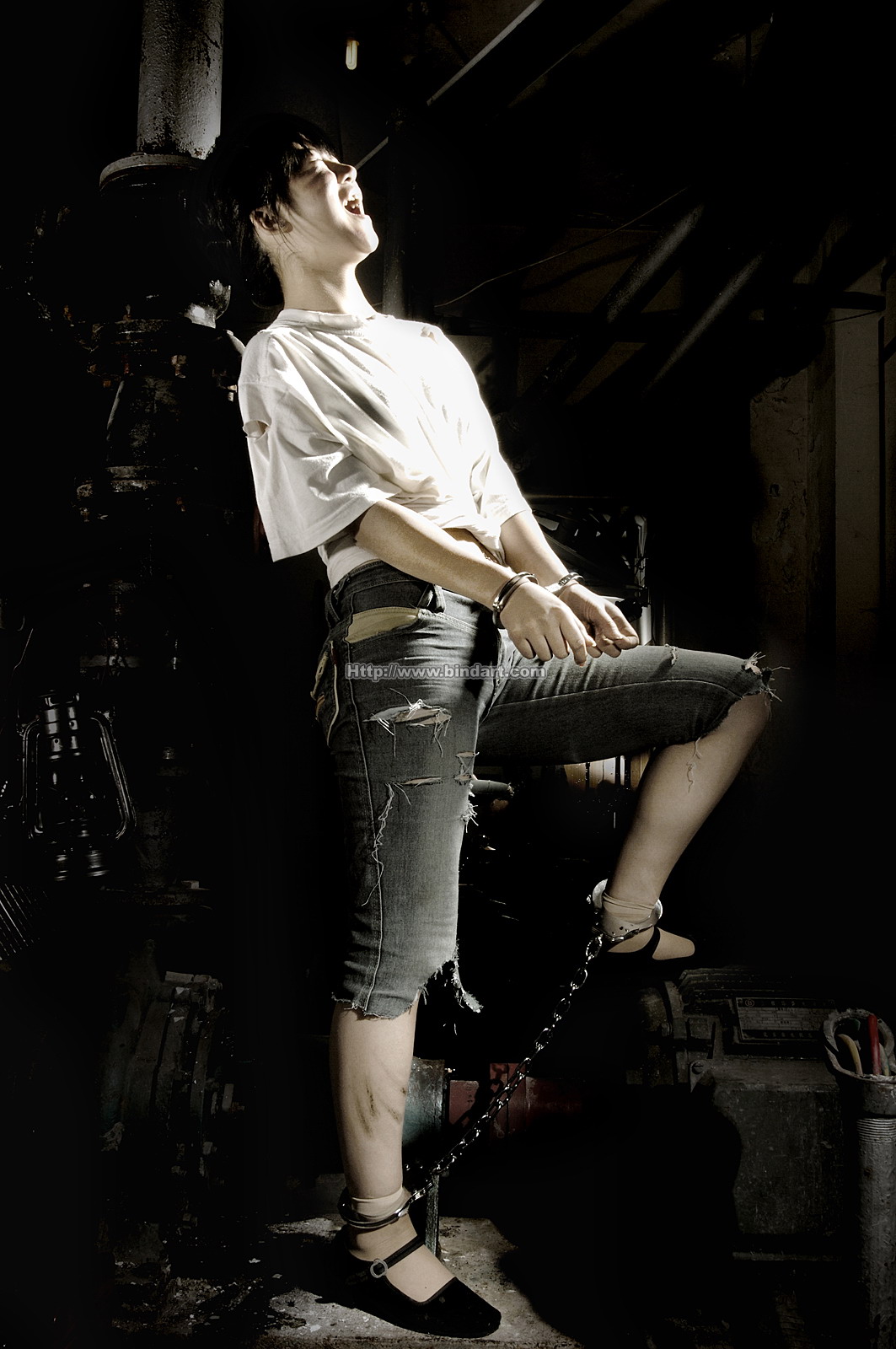 Chinese lady bondage 284-2