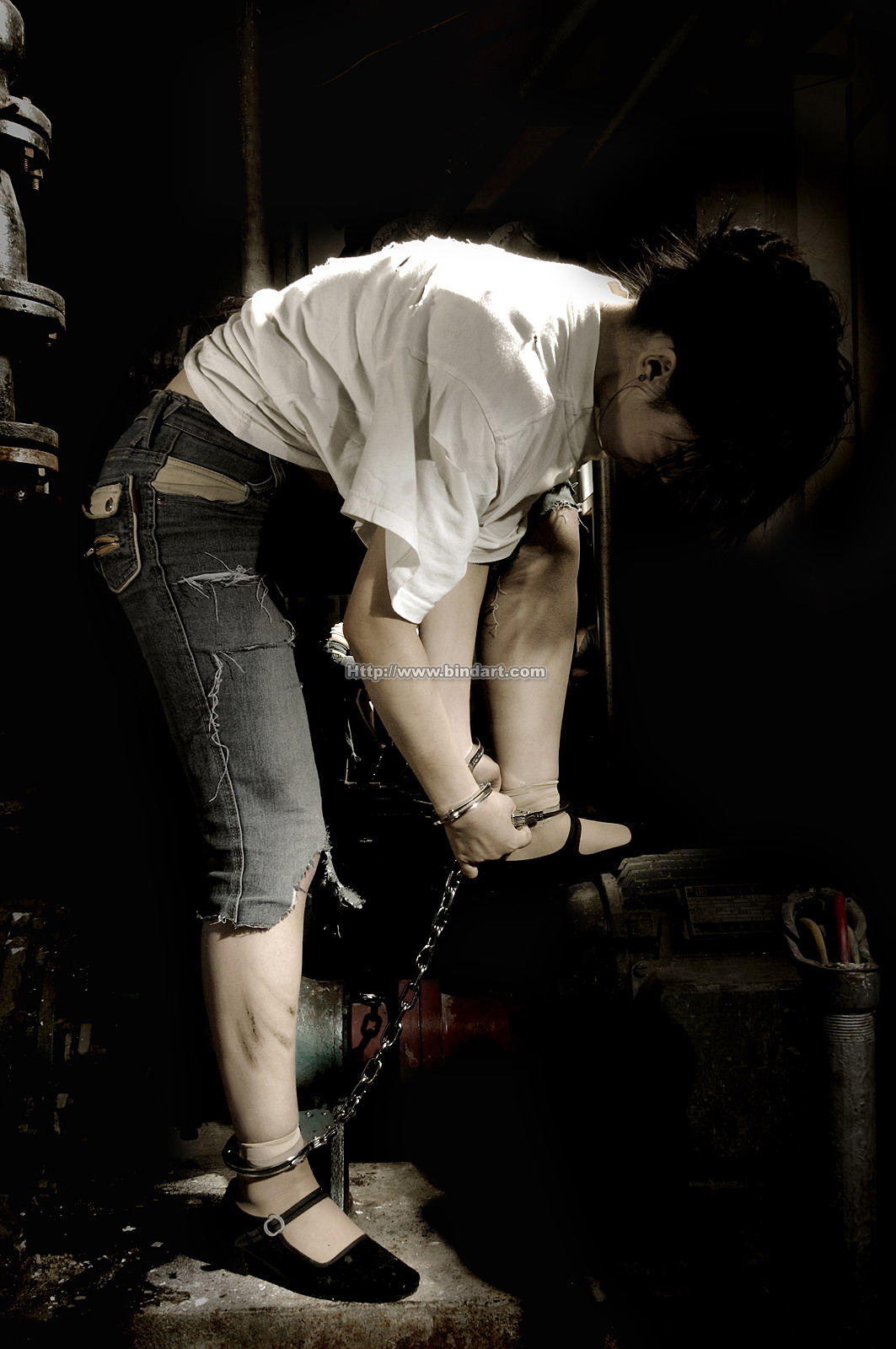 Chinese lady bondage 284-2