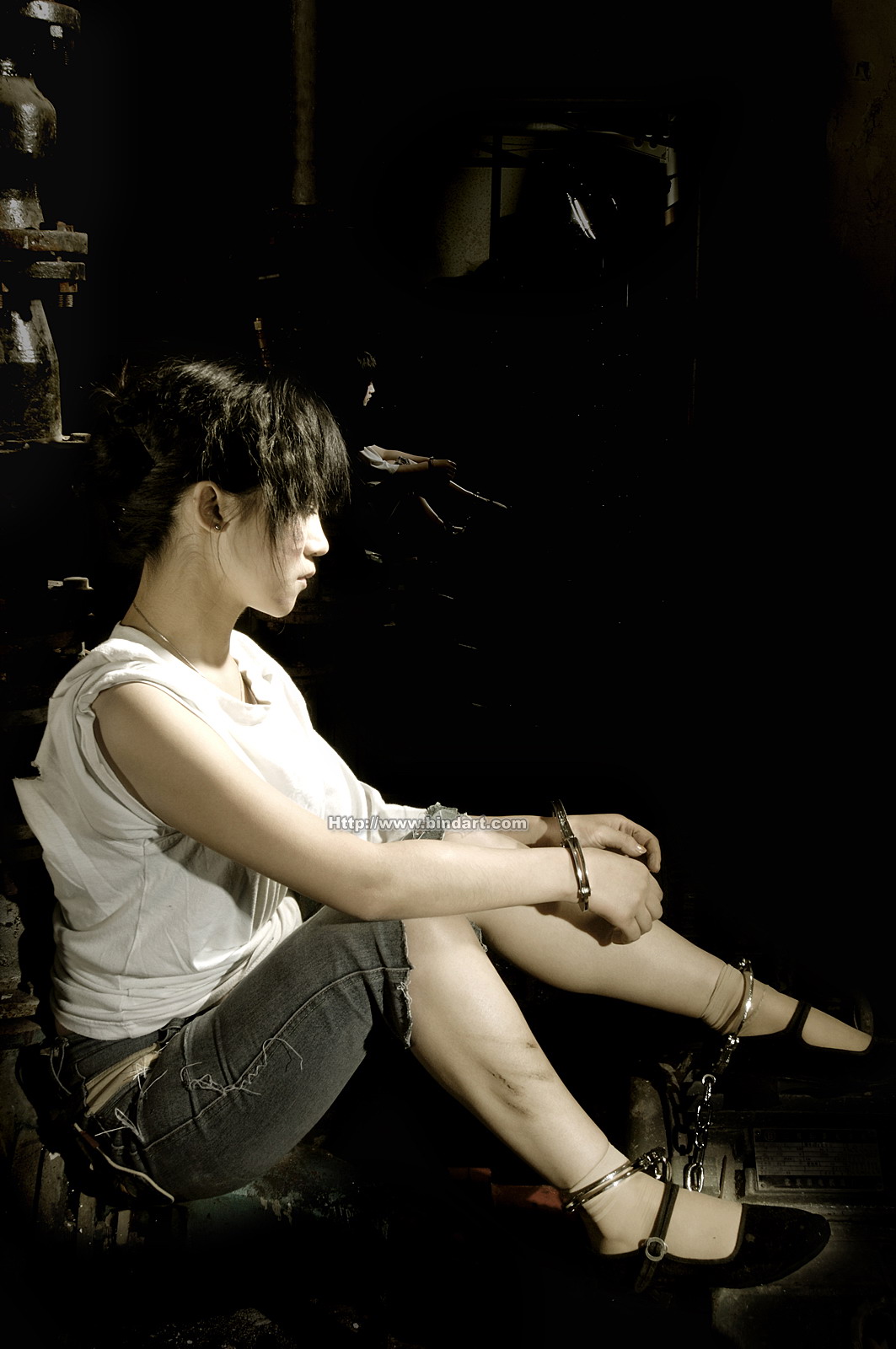 Chinese lady bondage 284-2