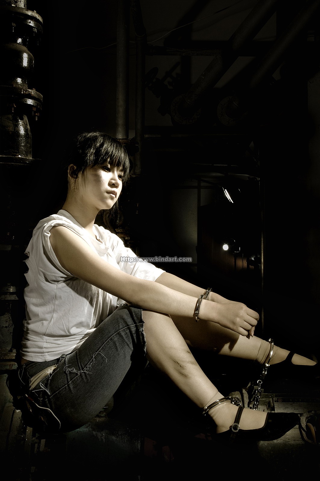 Chinese lady bondage 284-2