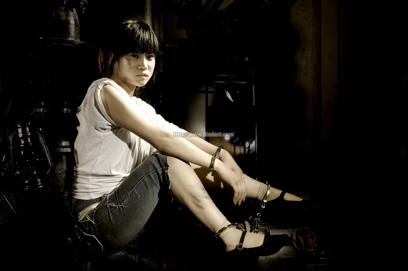 Chinese lady bondage 284-2