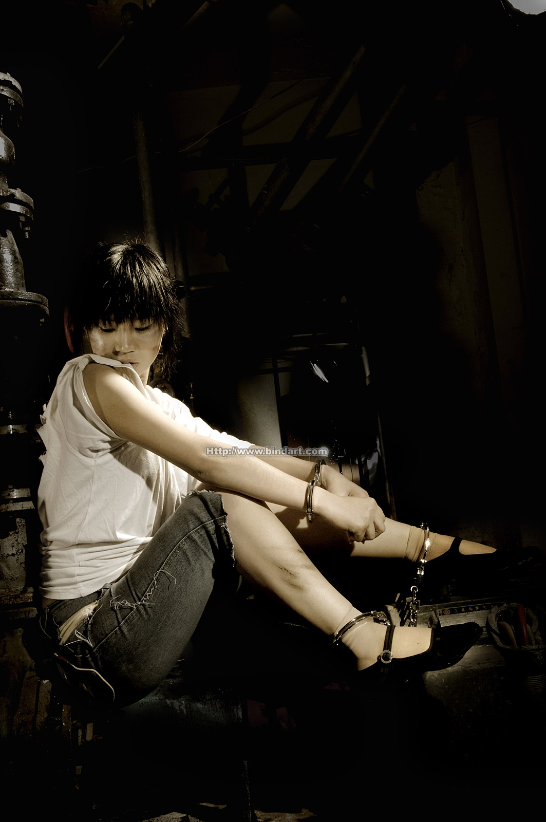 Chinese lady bondage 284-2