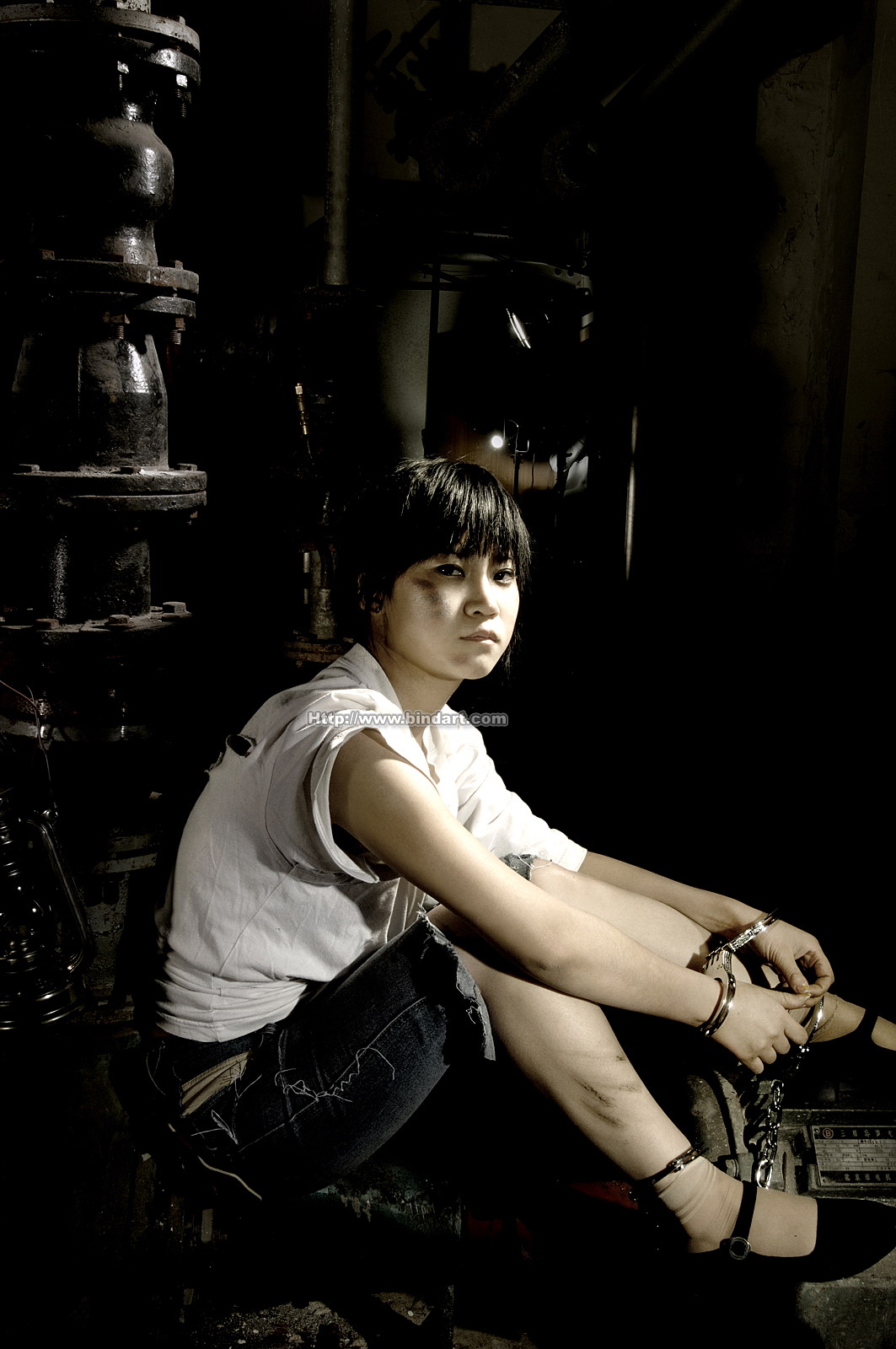 Chinese lady bondage 284-2