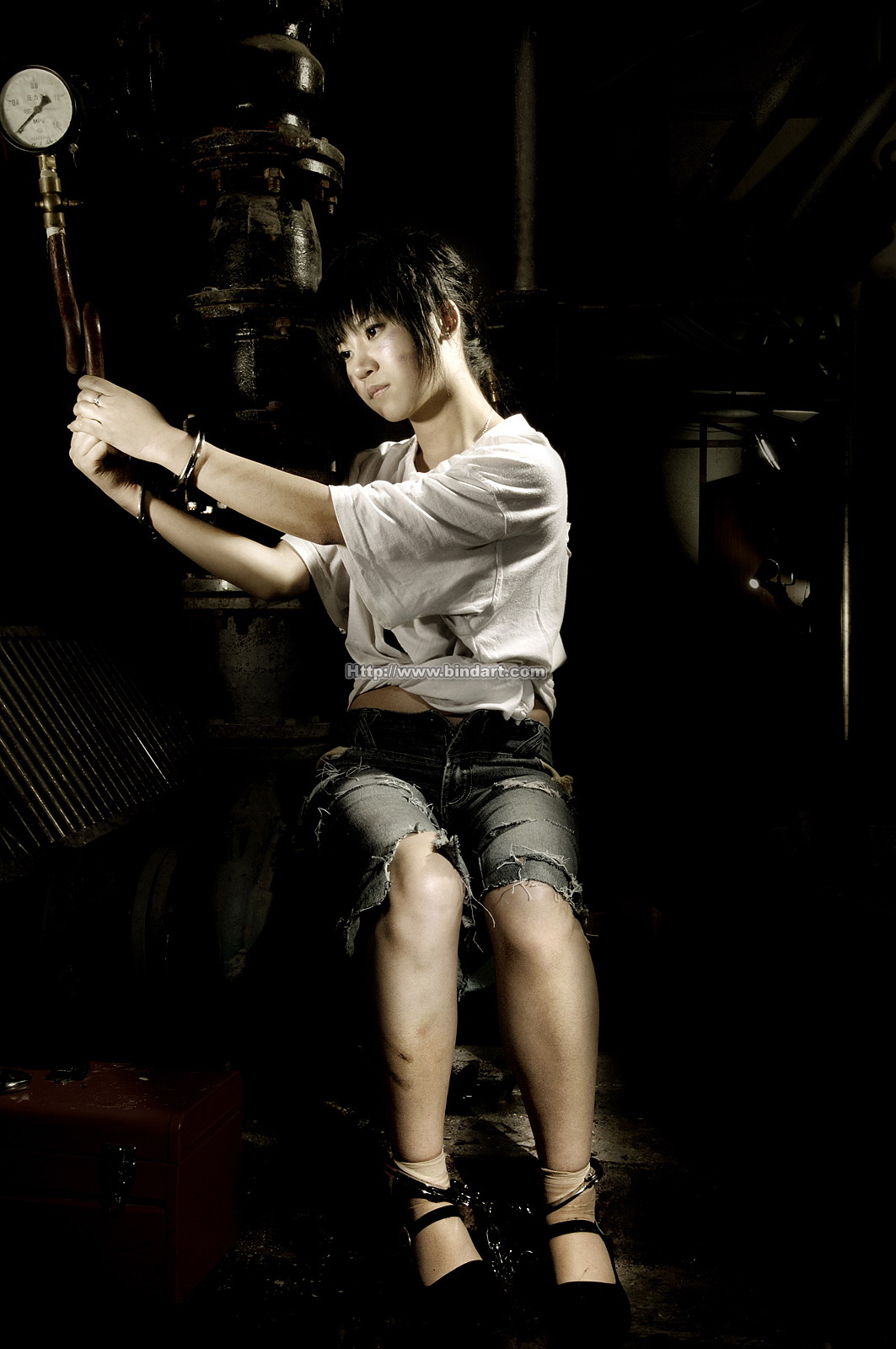 Chinese lady bondage 284-2