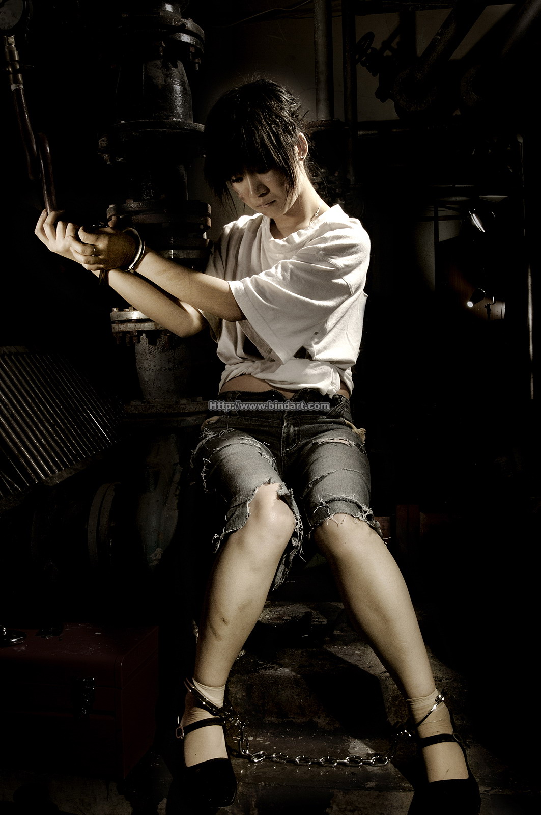 Chinese lady bondage 284-2