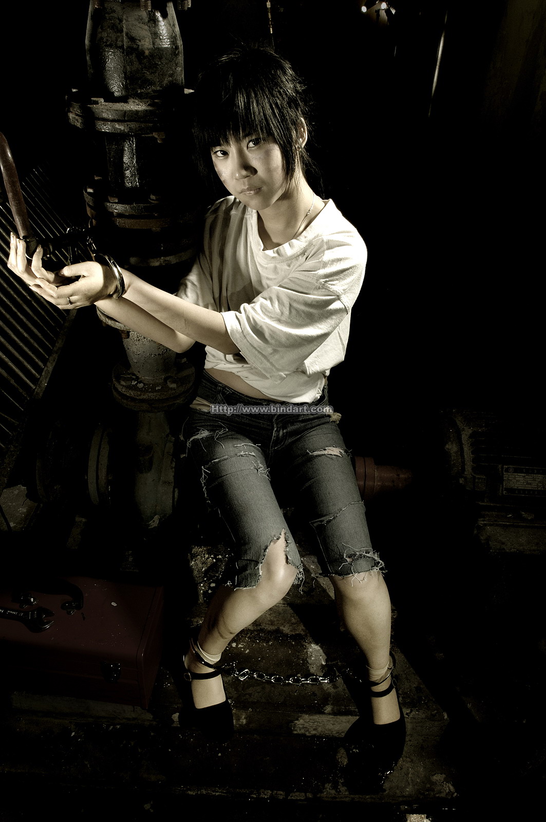 Chinese lady bondage 284-2