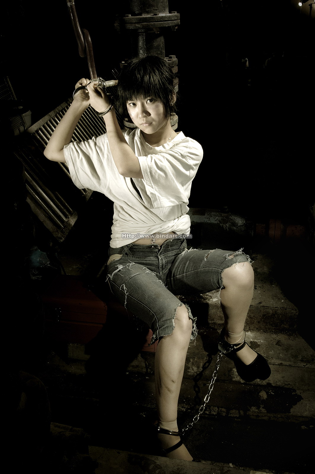 Chinese lady bondage 284-2