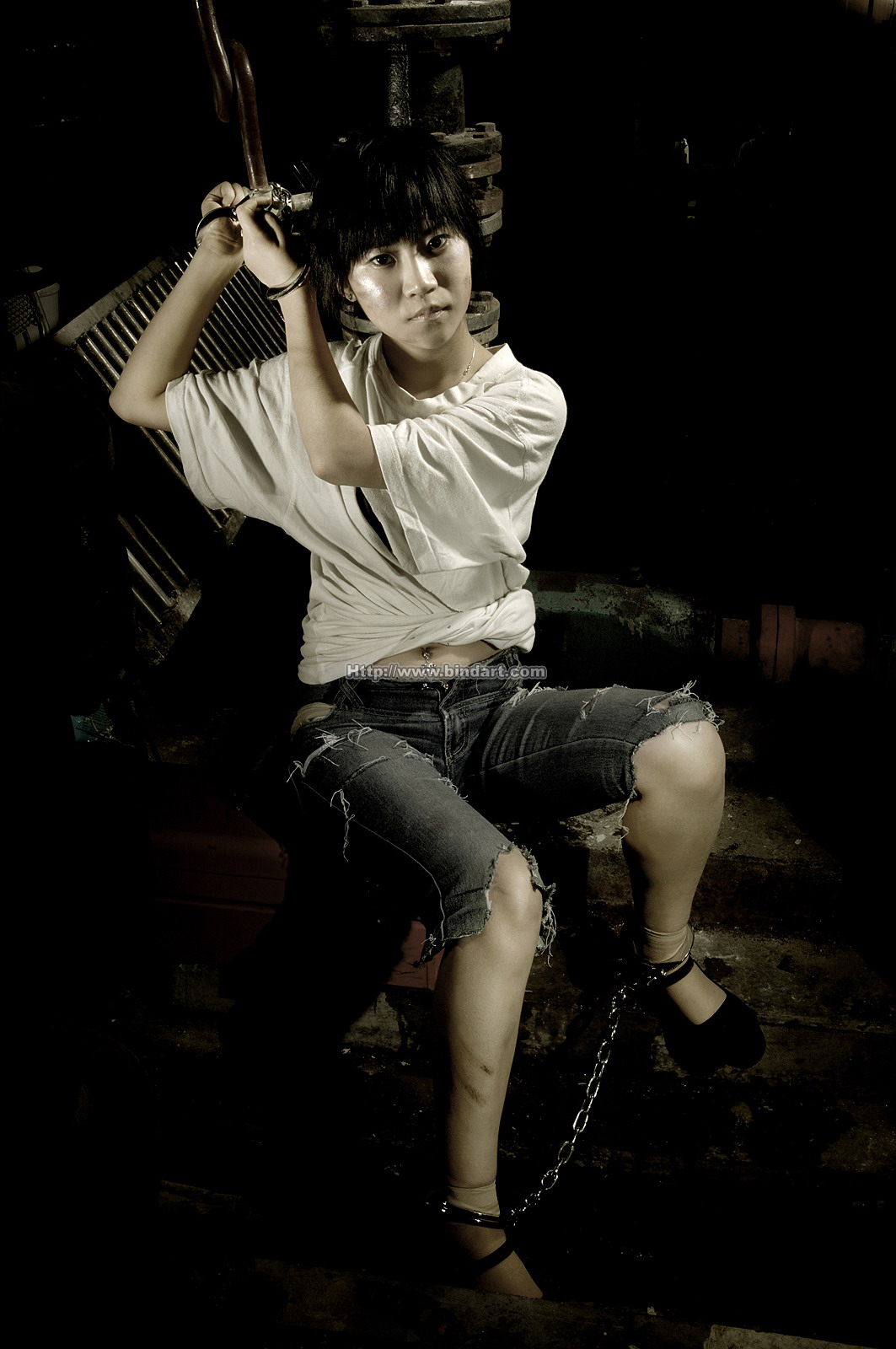 Chinese lady bondage 284-2
