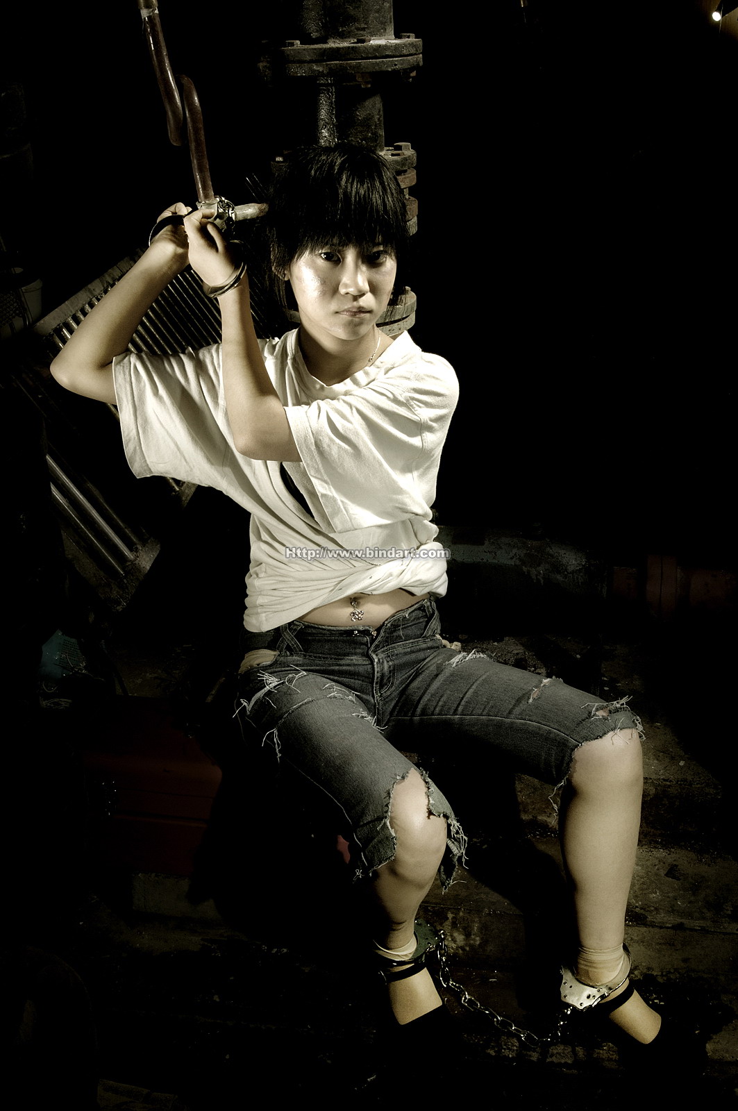 Chinese lady bondage 284-2