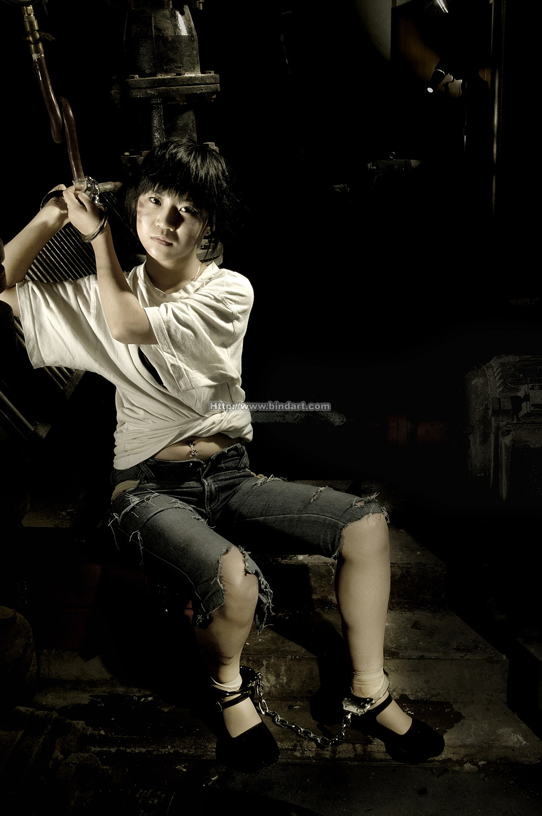 Chinese lady bondage 284-2