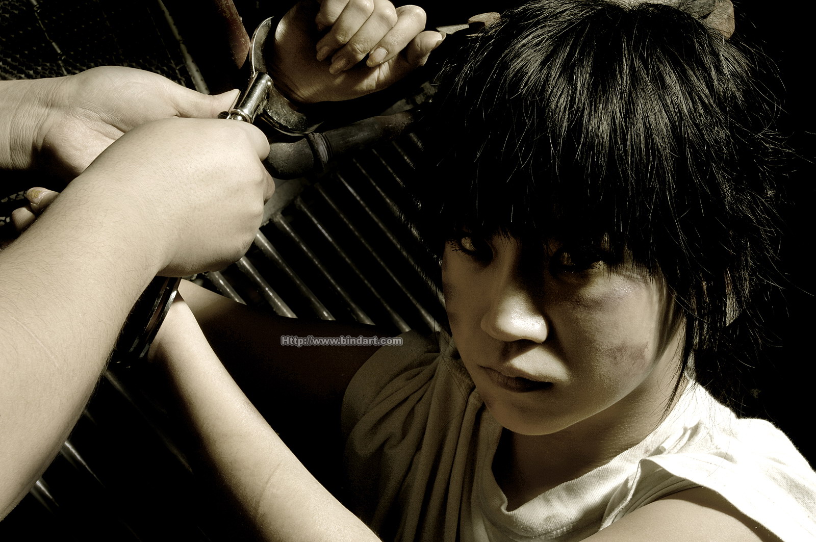 Chinese lady bondage 284-2