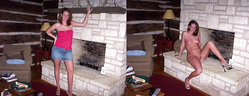 dressed and undressed women