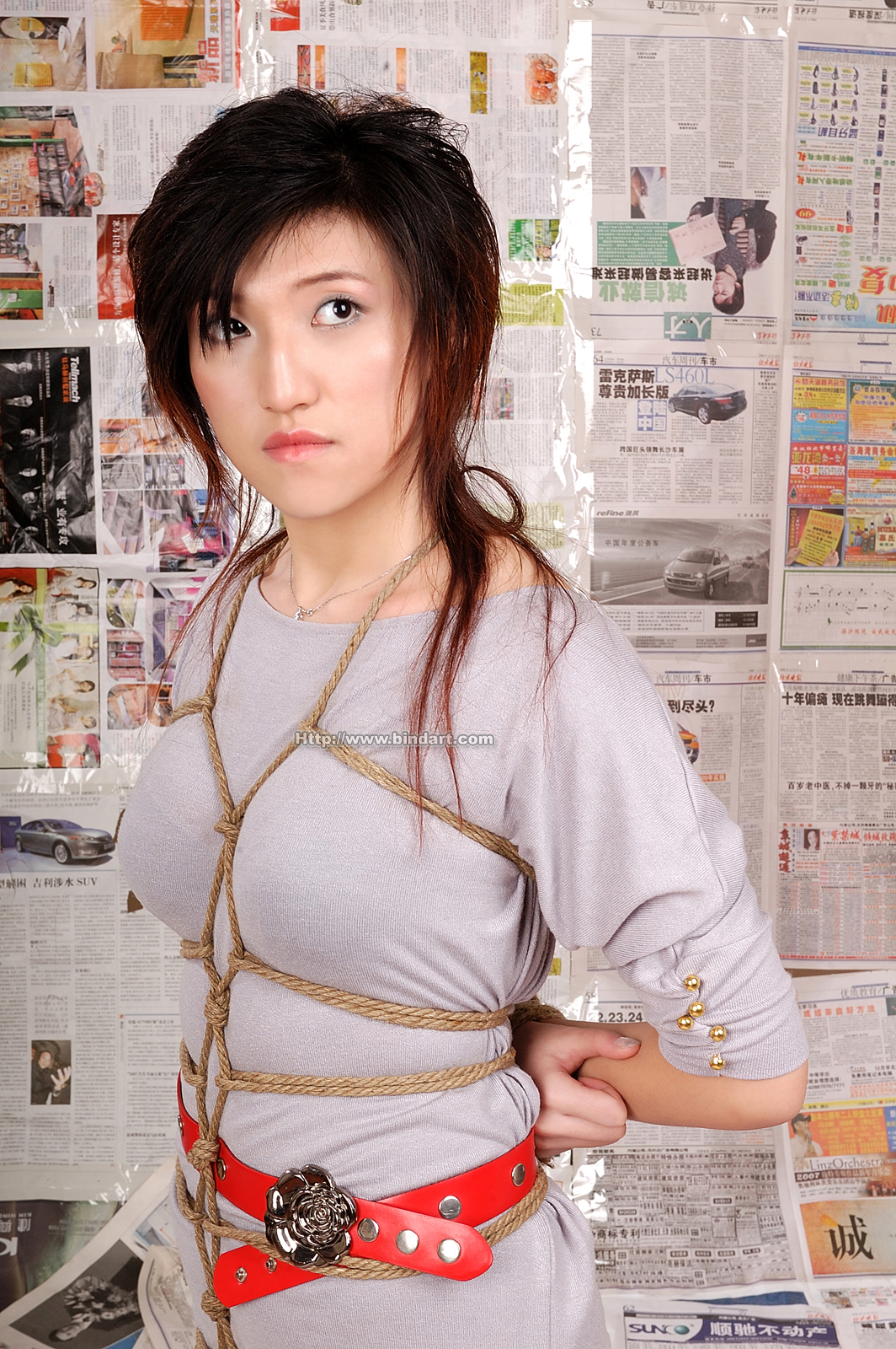 Chinese lady bondage 359-1