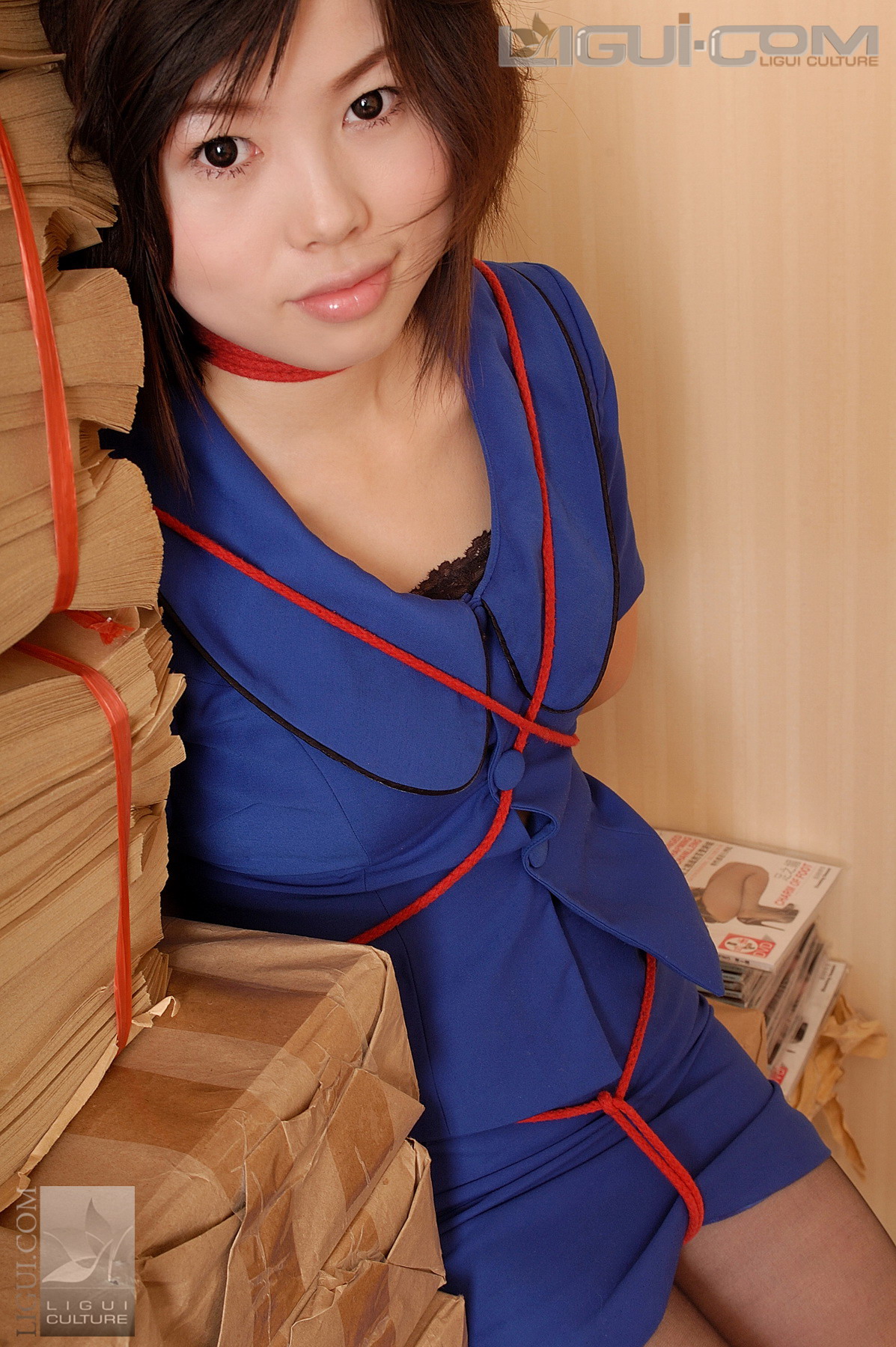 Chinese lady bondage 373-1