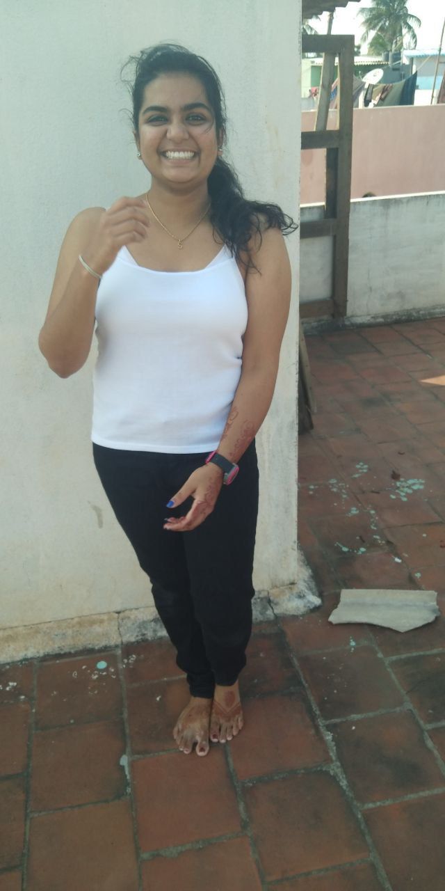 Tamil unsatisfied girl full nude striped