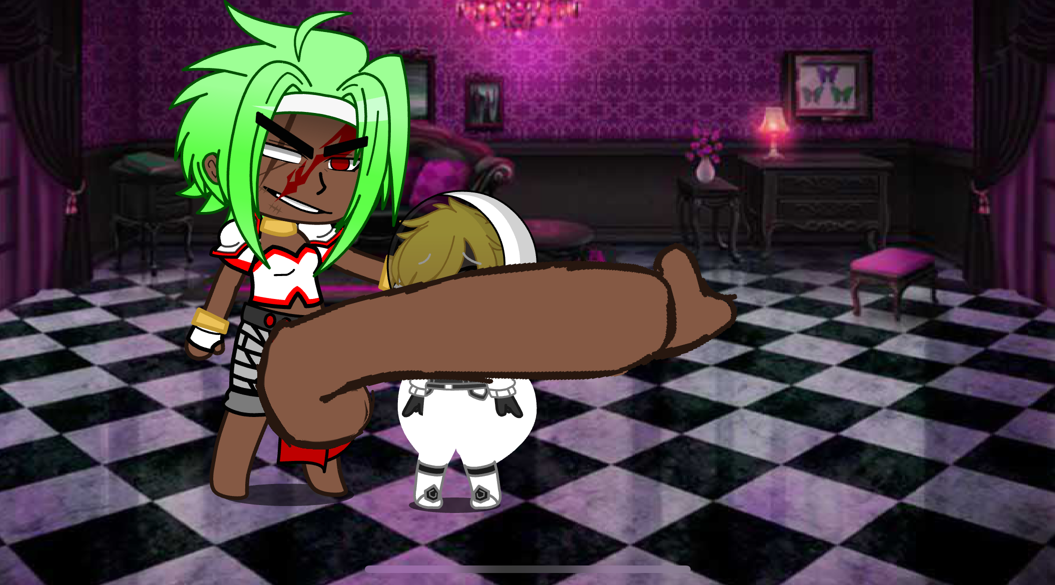 Spacey being demolished