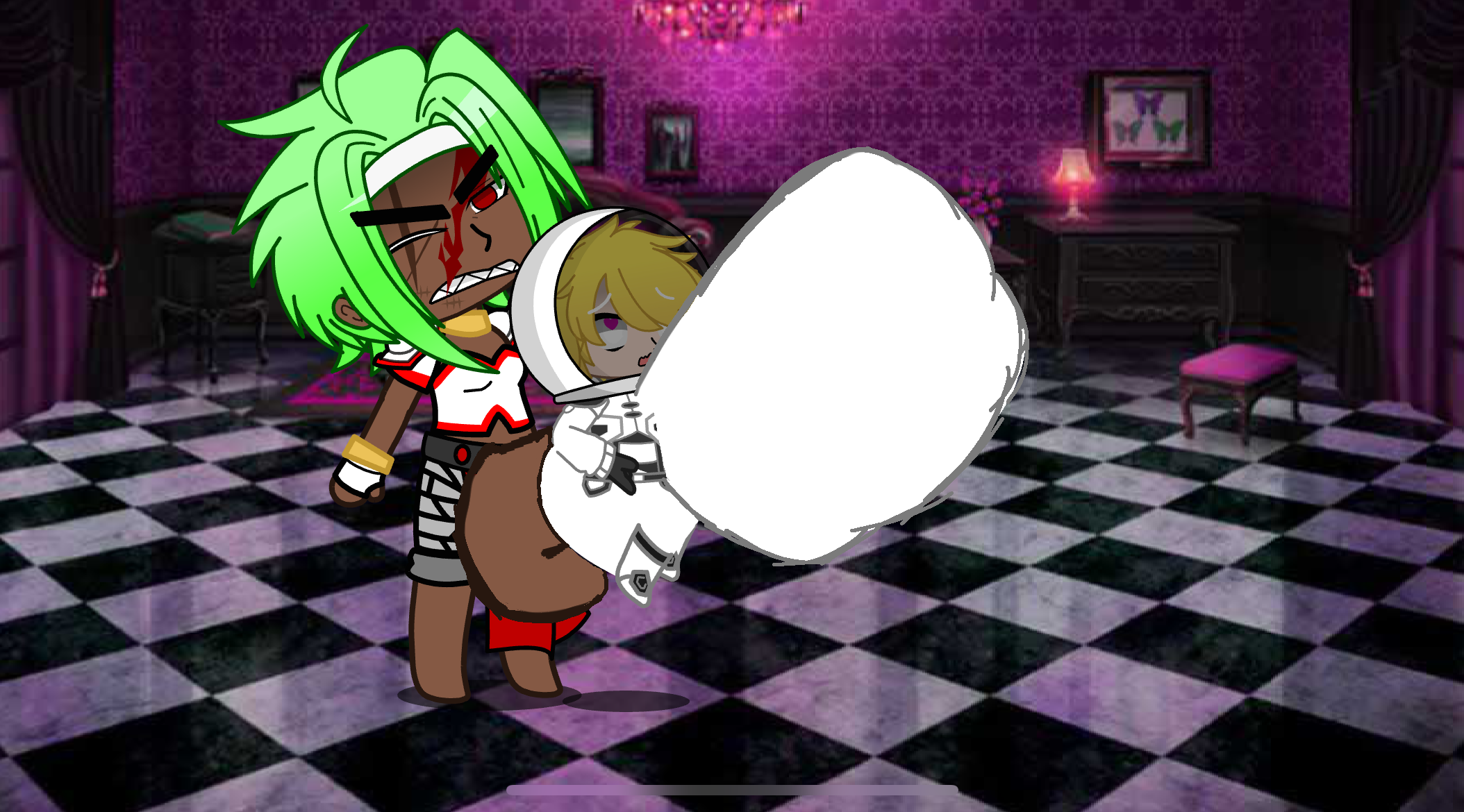 Spacey being demolished