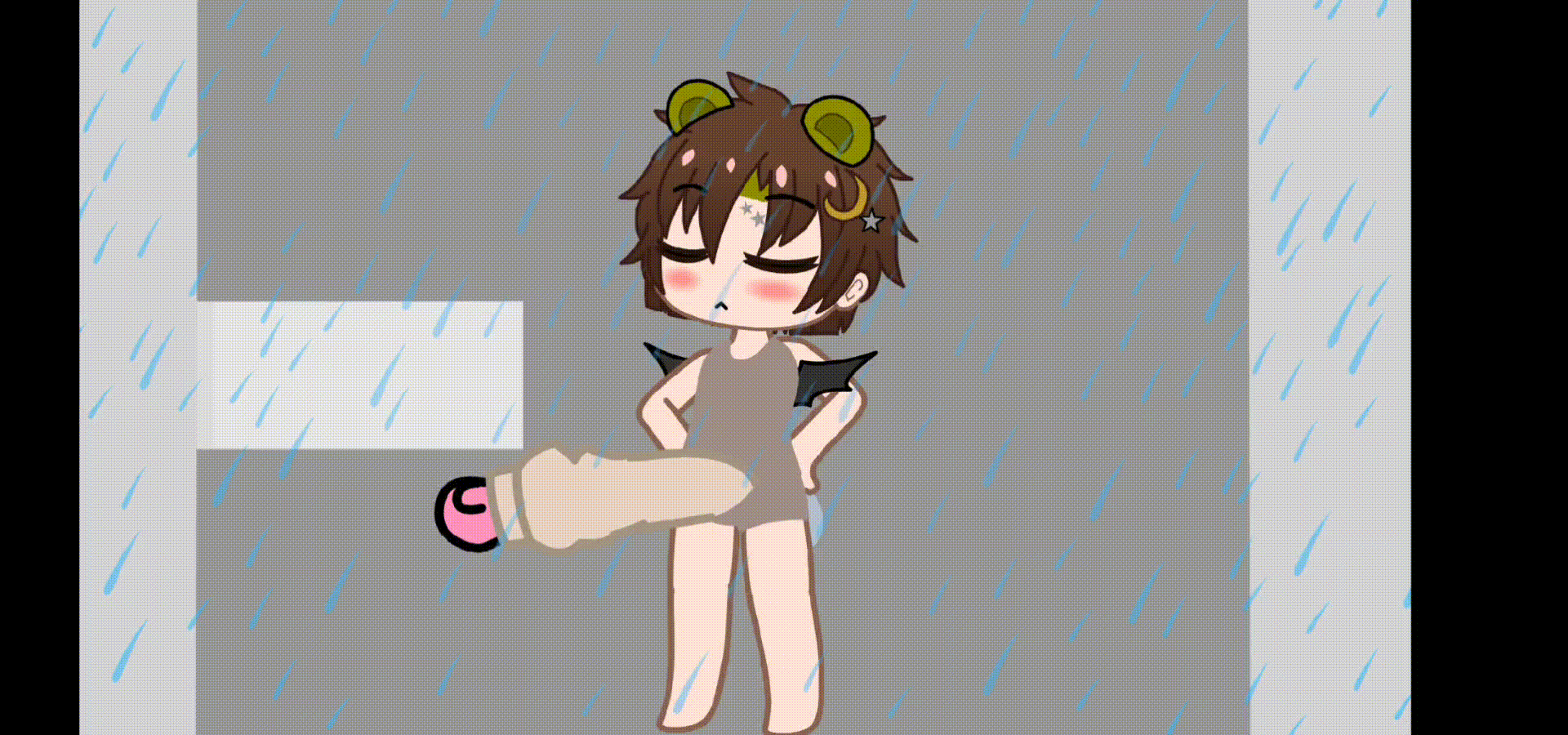 Unaware CC's shower [Tiny Michael, Unaware, Cock Vore]