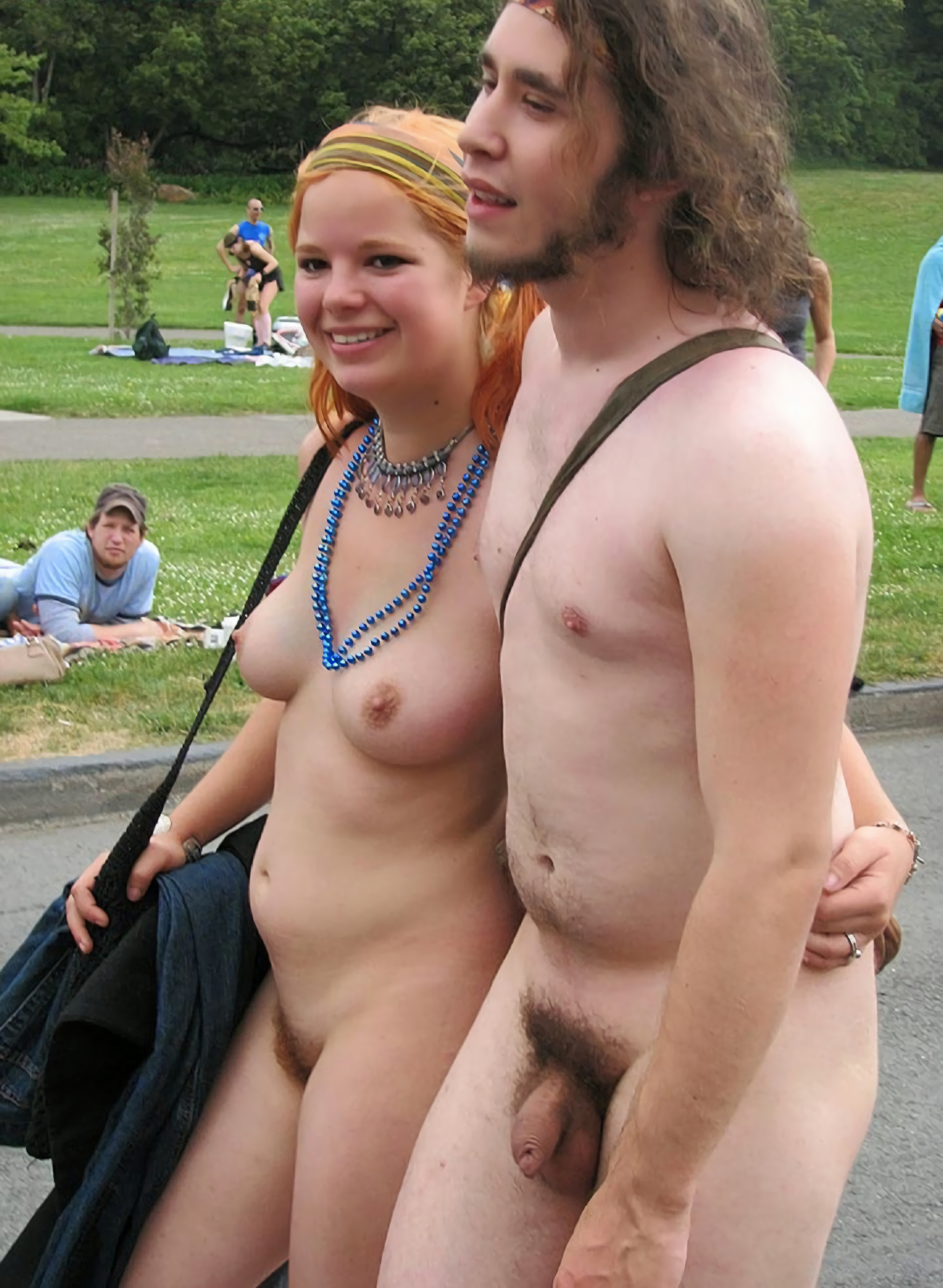 Cute busty slut Anya naked public