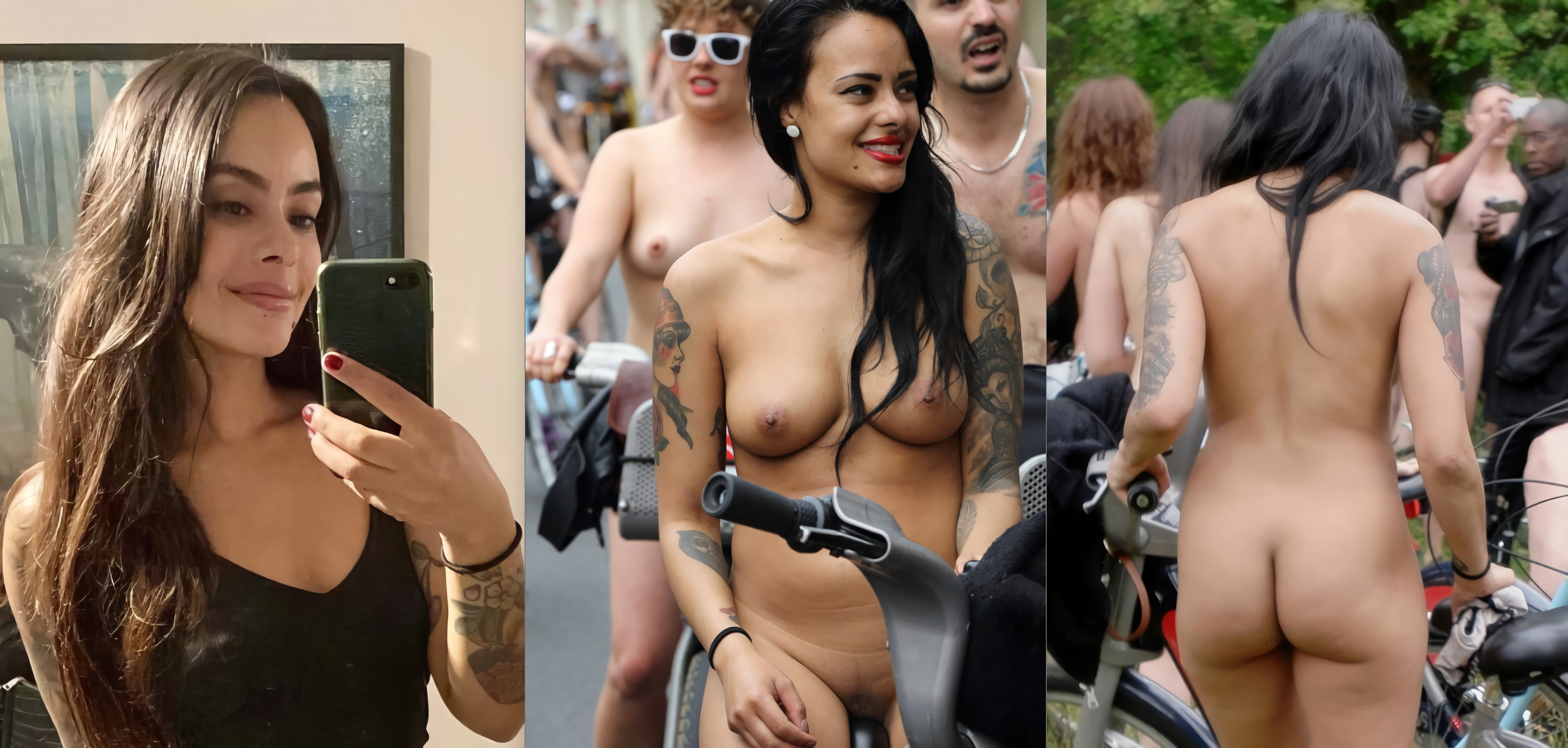 Sexy slut Camilla naked public