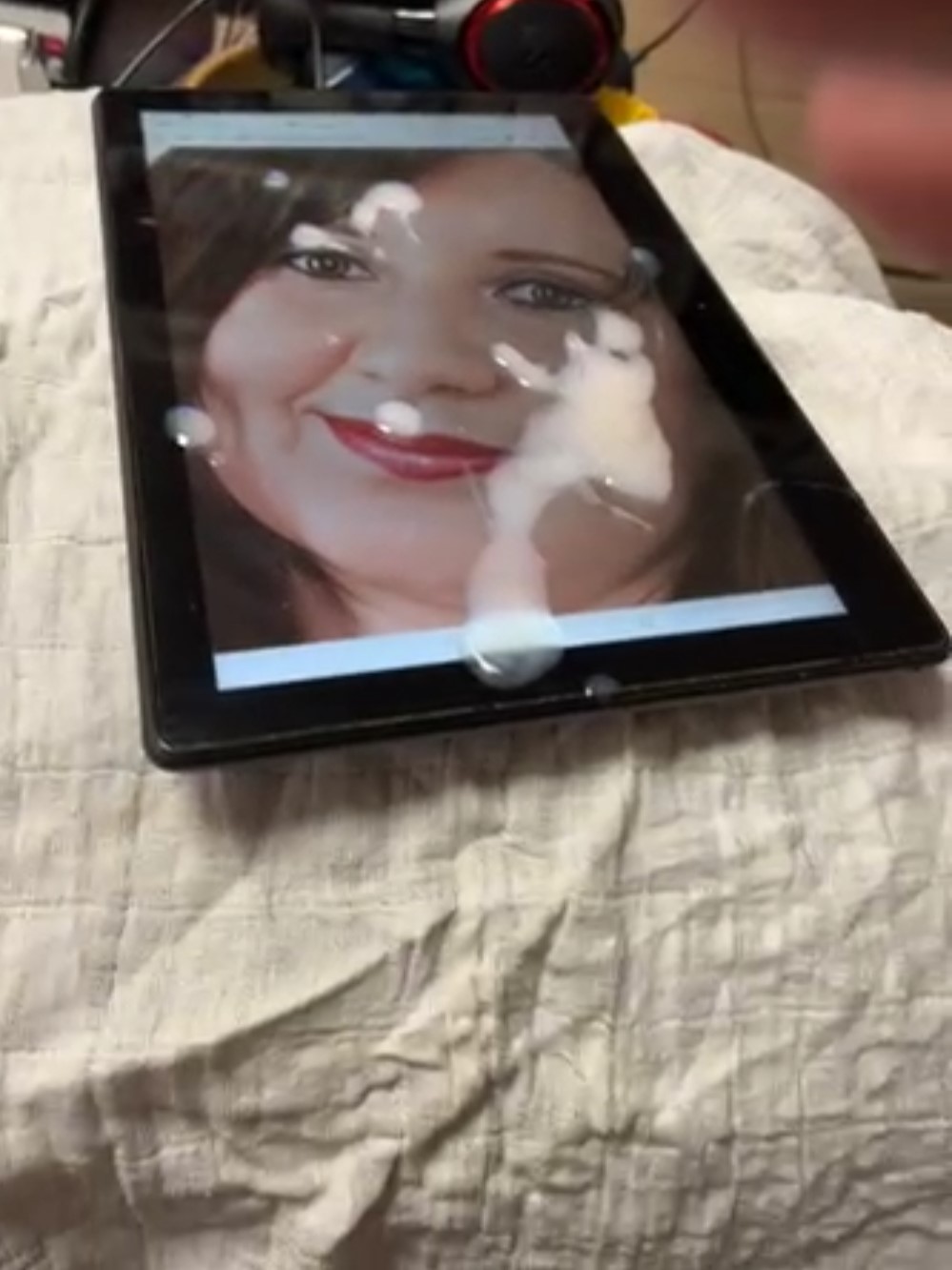 Secretary Michaela is a sexy cum target